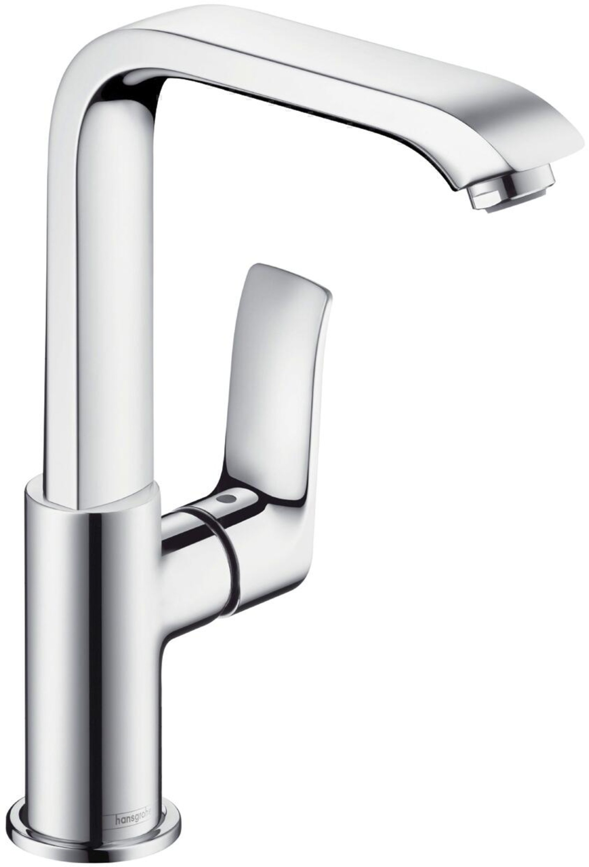 HANSGROHE METRIS Waschtischarmatur, Chrom, mit Push-to-open Ablaufgarnitur, schwenkbar