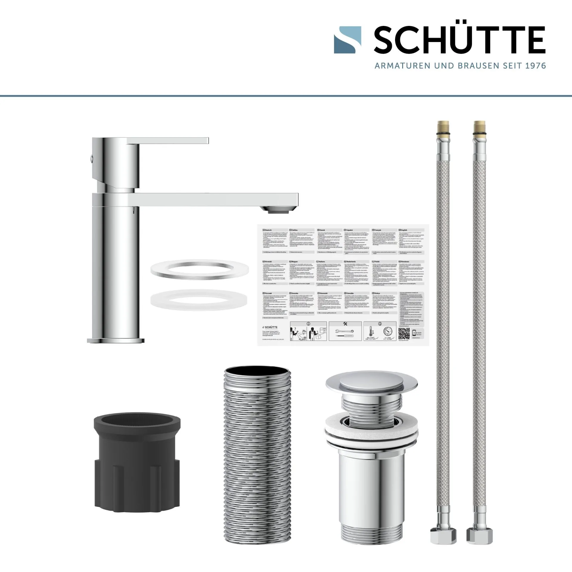 SCHÜTTE MANHATTAN Waschtischarmatur, Chrom