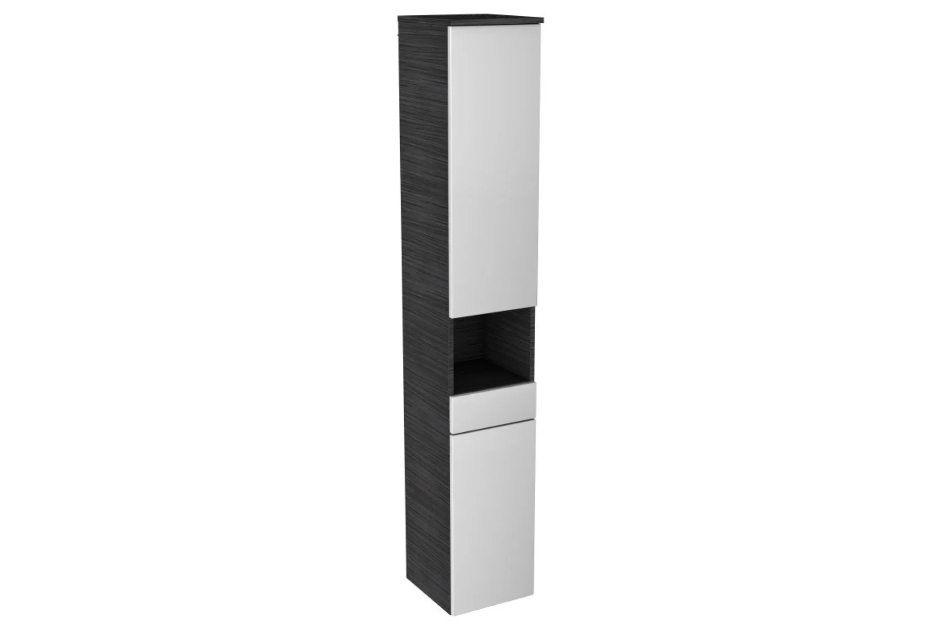 Lanzet Hochschrank mit Nische 30 cm, rechts