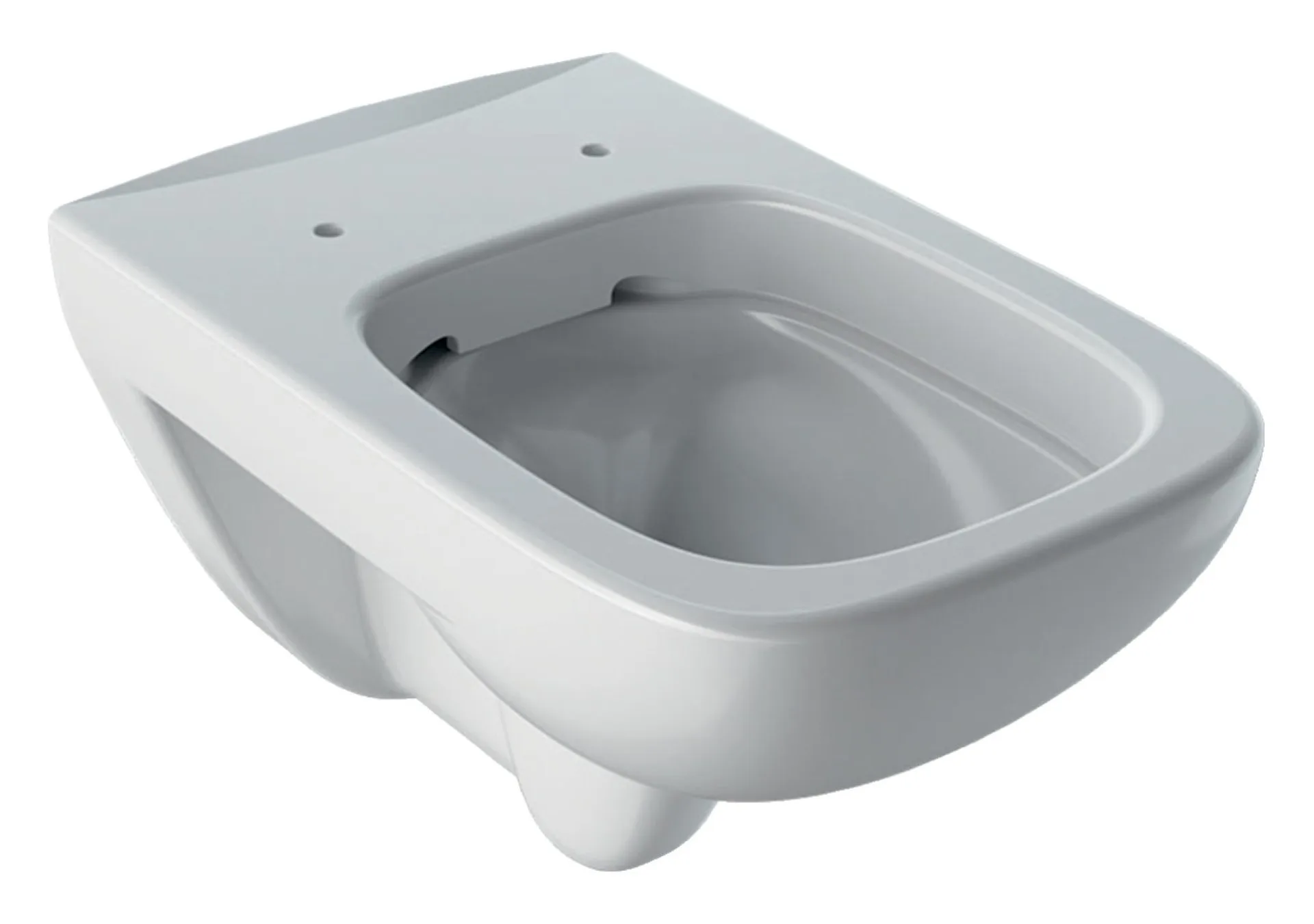 GEBERIT RENOVA PLAN Tiefspül-WC 54 cm, Weiß, spülrandlos, wandhängend