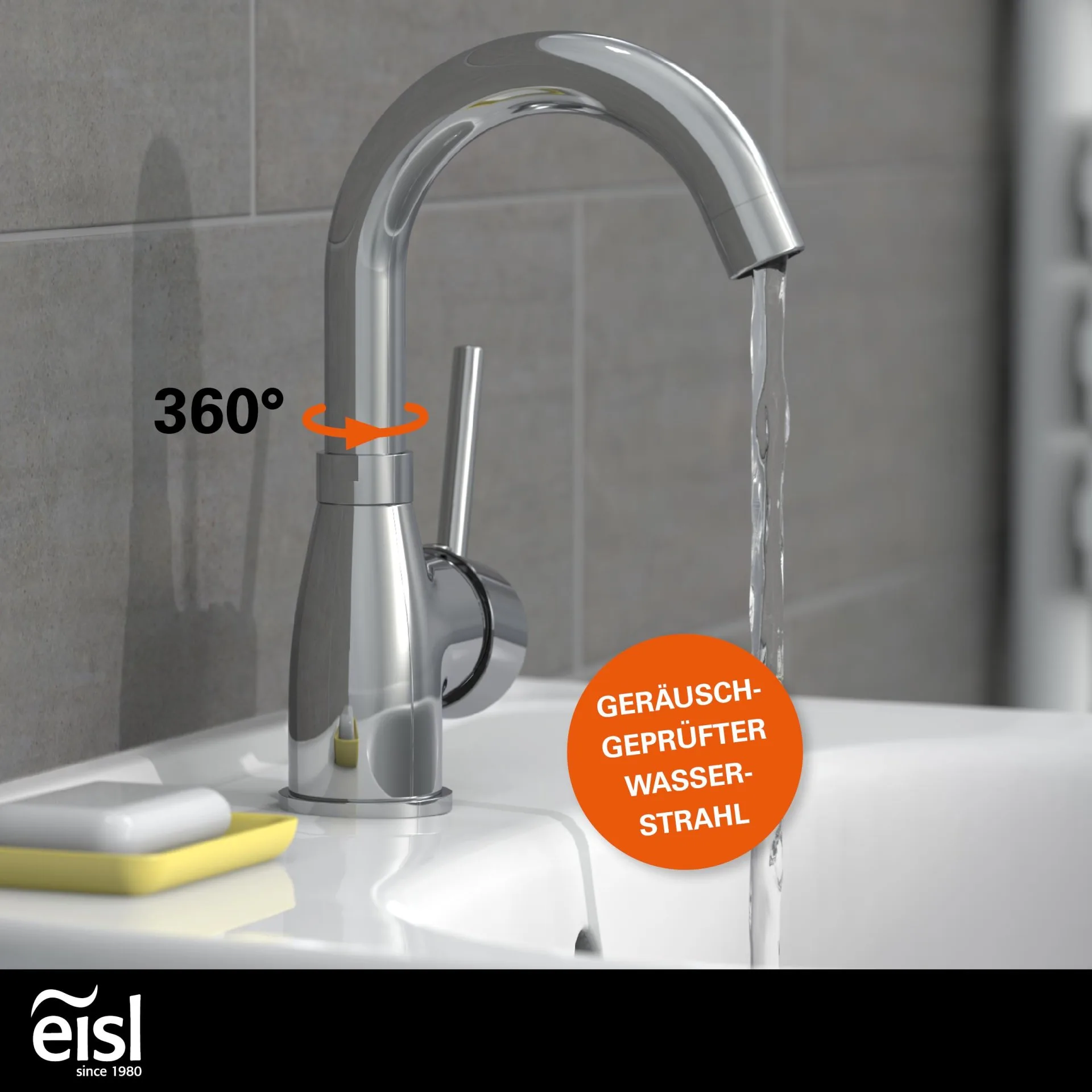 EISL FUTURA Waschtischarmatur, Chrom, Niederdruck