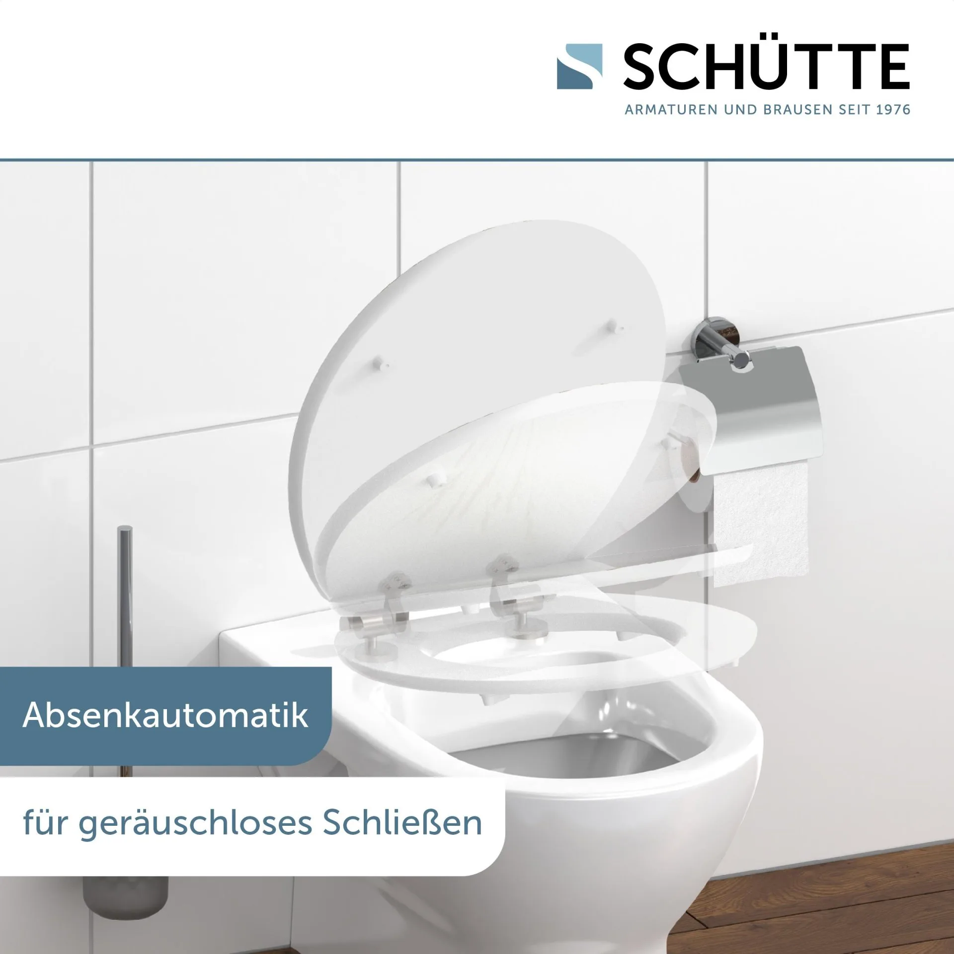SCHÜTTE BALANCE WC-Sitz, MDF HG, mit Absenkautomatik