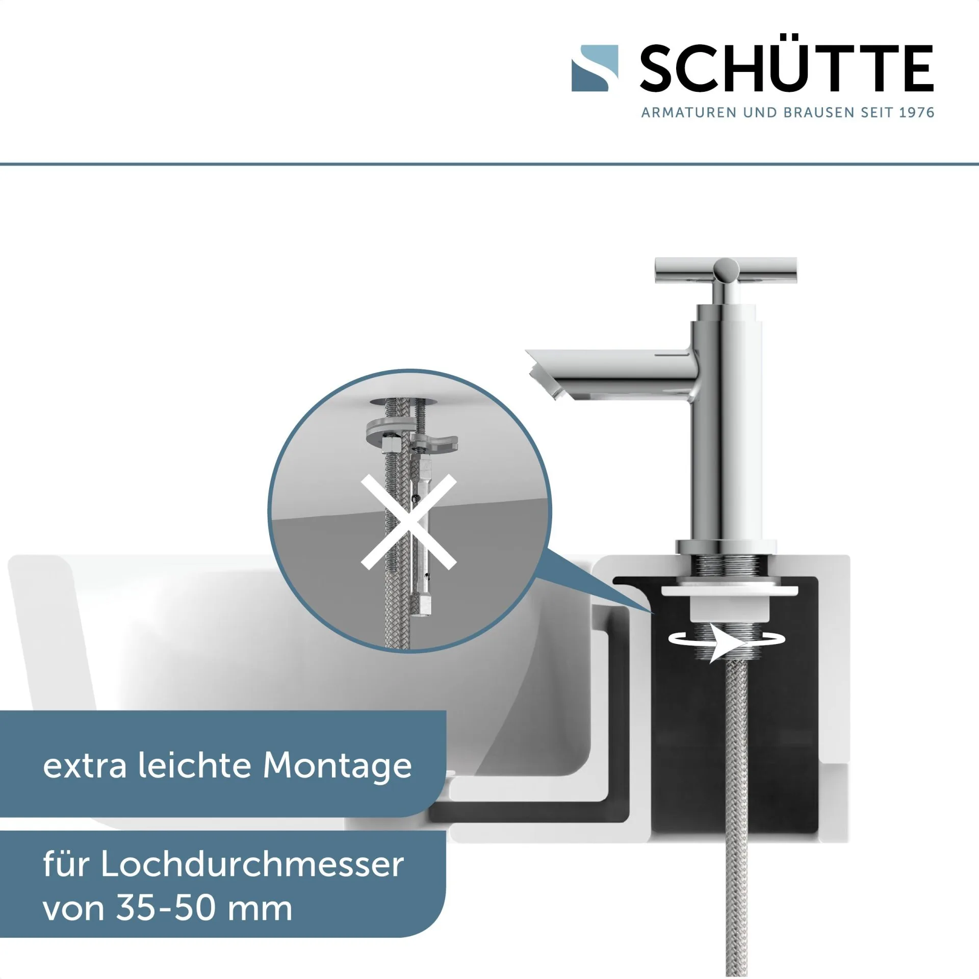 SCHÜTTE MATAO Standventil, Chrom