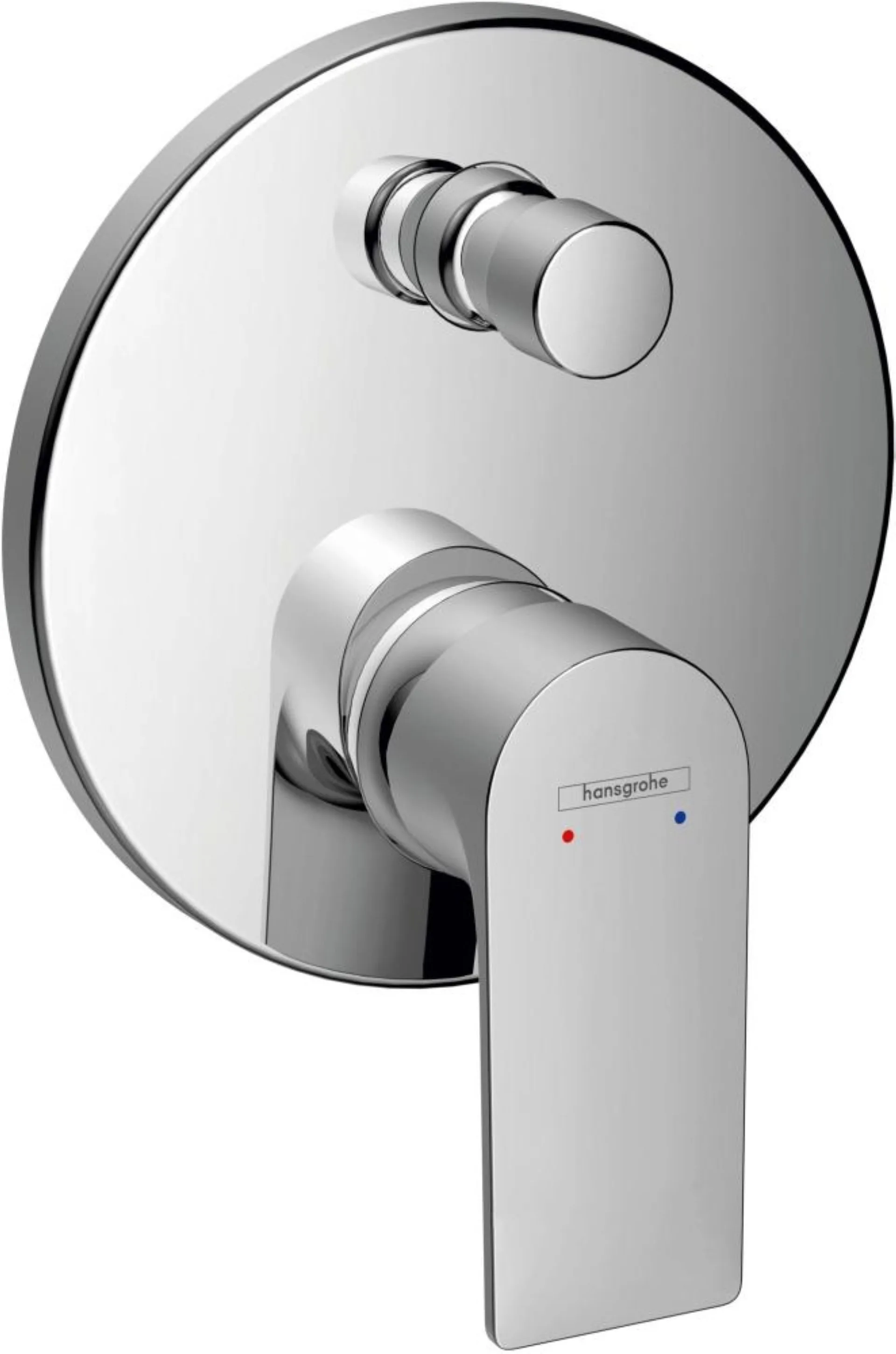 HANSGROHE REBRIS E Badewannenarmatur, Chrom, Unterputz, rund, mit Sicherungskombination
