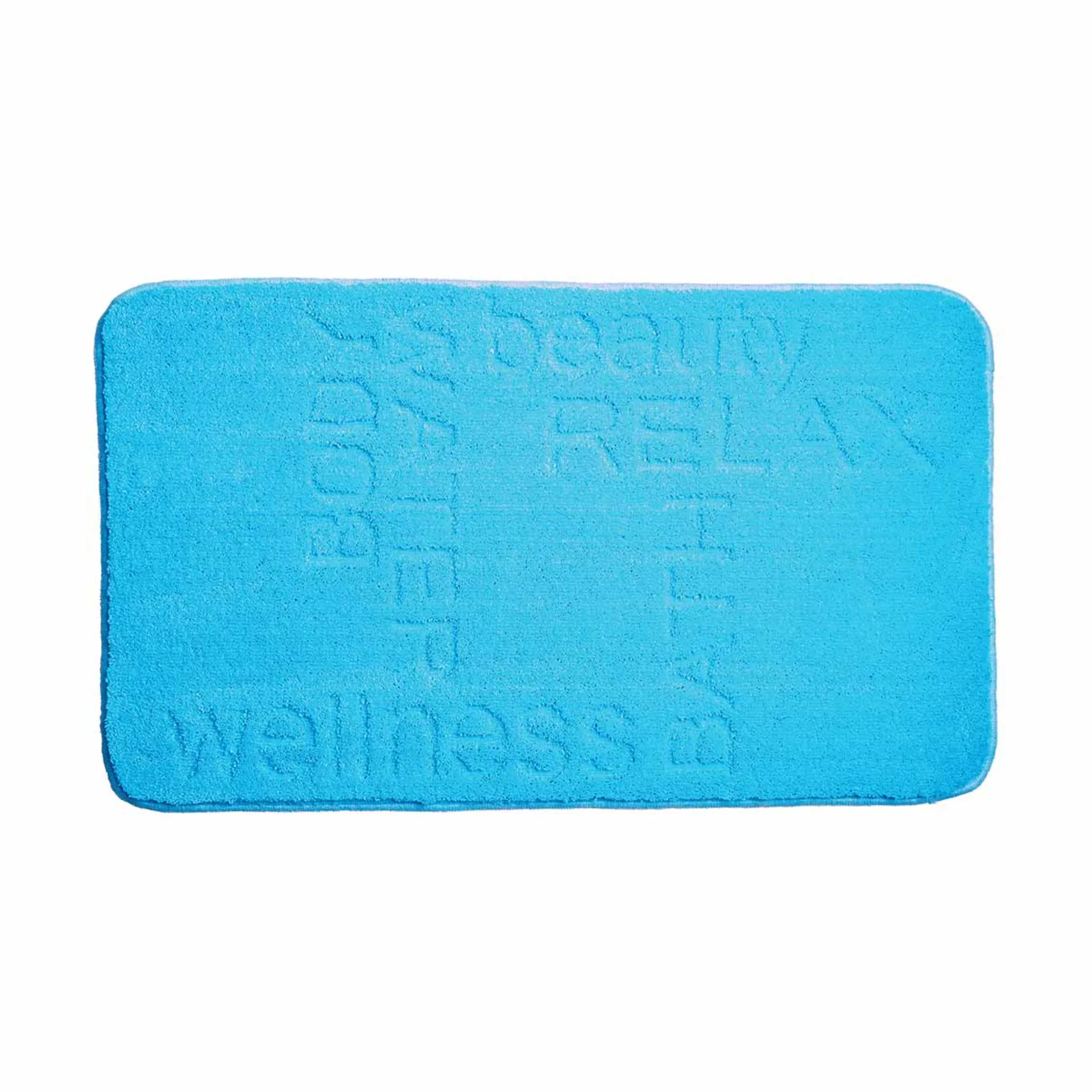 GRUND FEELING Badematte 70 x 120 cm, Blau