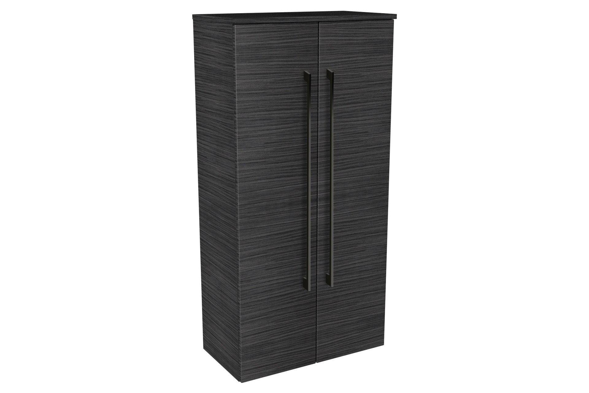Lanzet Midischrank 60 cm, Schwarz