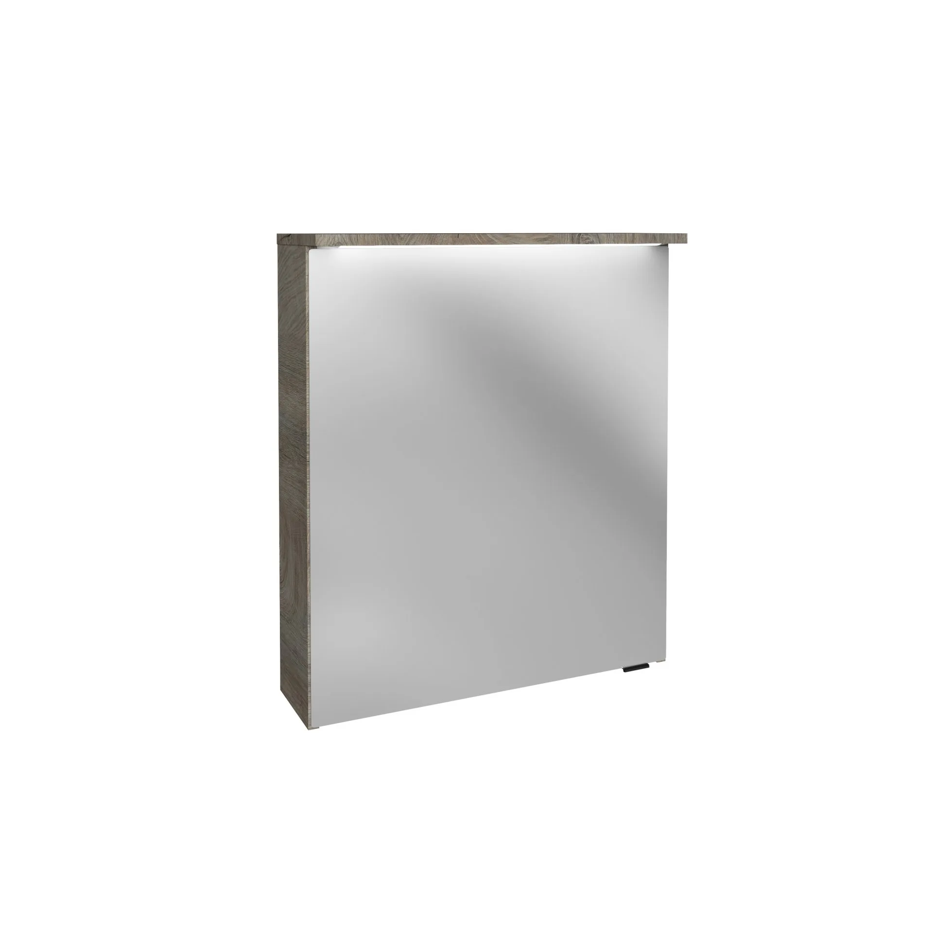 Fackelmann OXFORD LED Spiegelschrank 60 cm breit, Braun hell