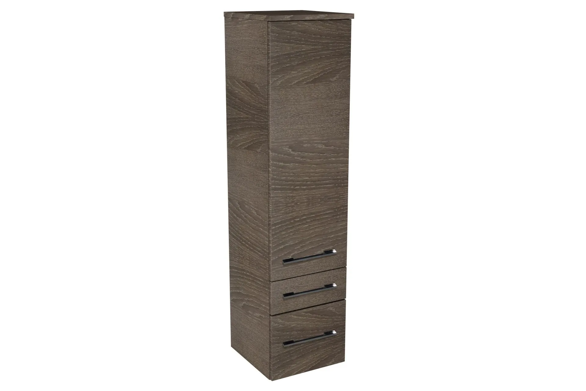 Lanzet Midischrank 30 cm, rechts, Dunkelbraun