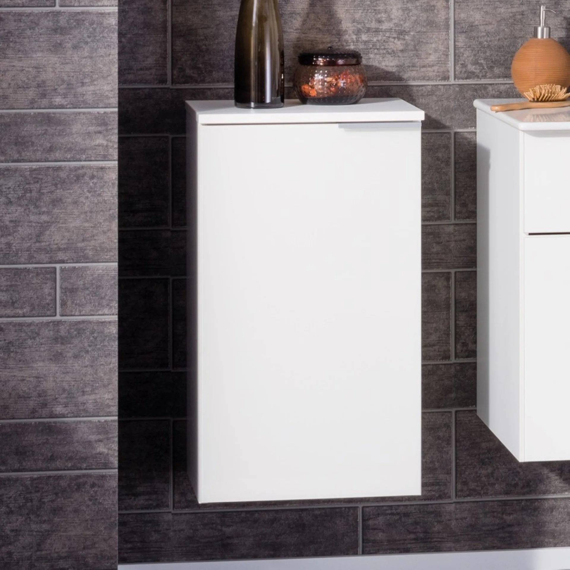 FACKELMANN KARA Unterschrank 41 cm breit, Weiß, Türanschlag rechts