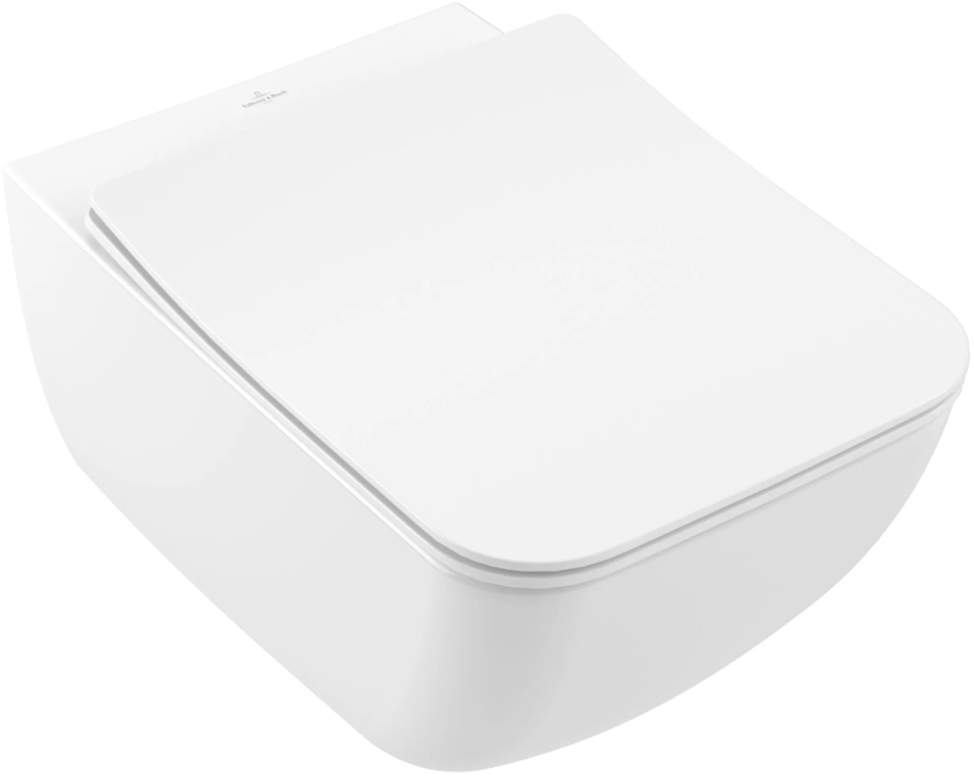 VILLEROY & BOCH VENTICELLO Tiefspül-WC mit WC-Sitz, Weiß, CeramicPlus