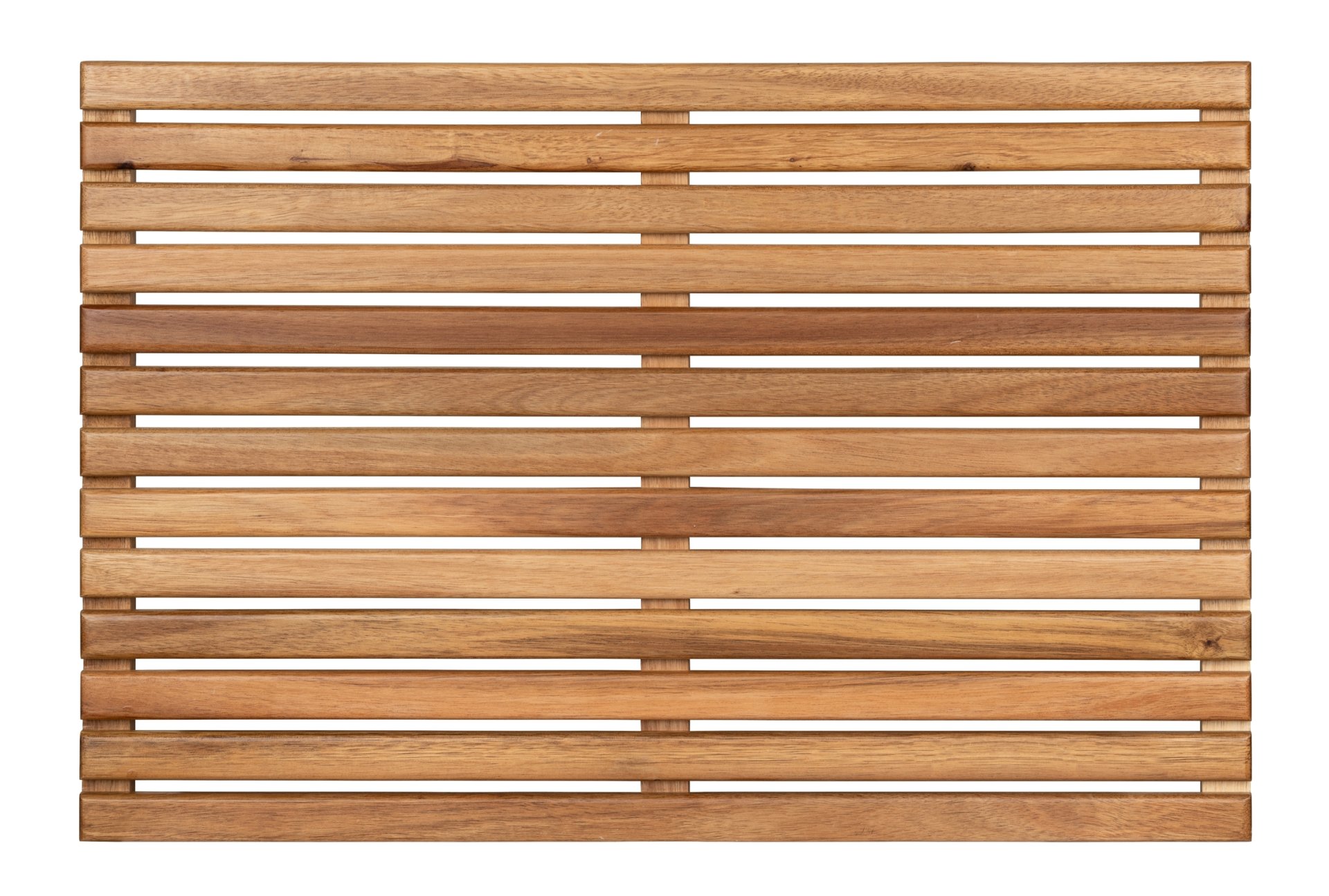 WENKO ACACIA Badematte 60 x 40 cm, Braun, aus Akazienholz