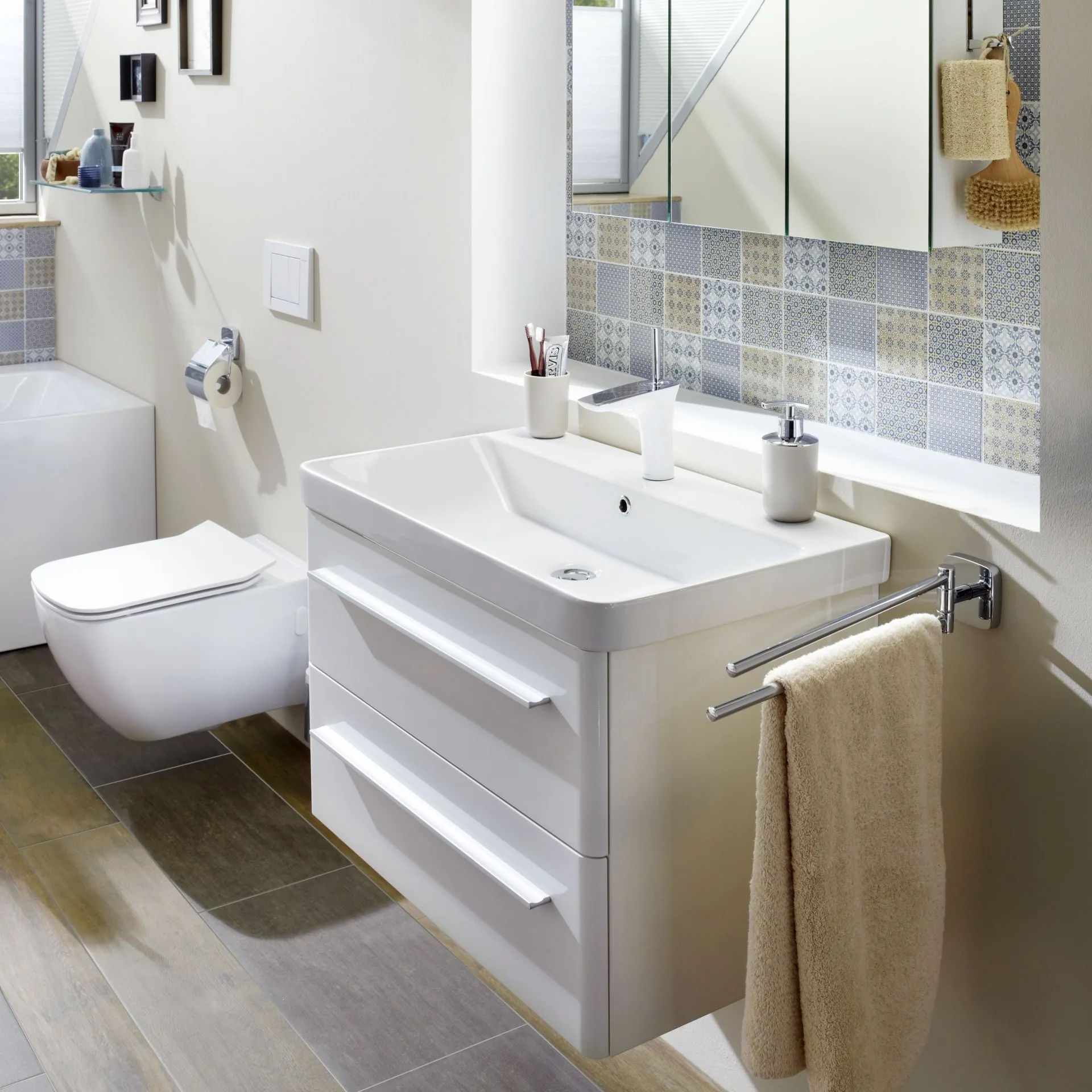 Lanzet K8 Keramik Waschbecken 80 cm