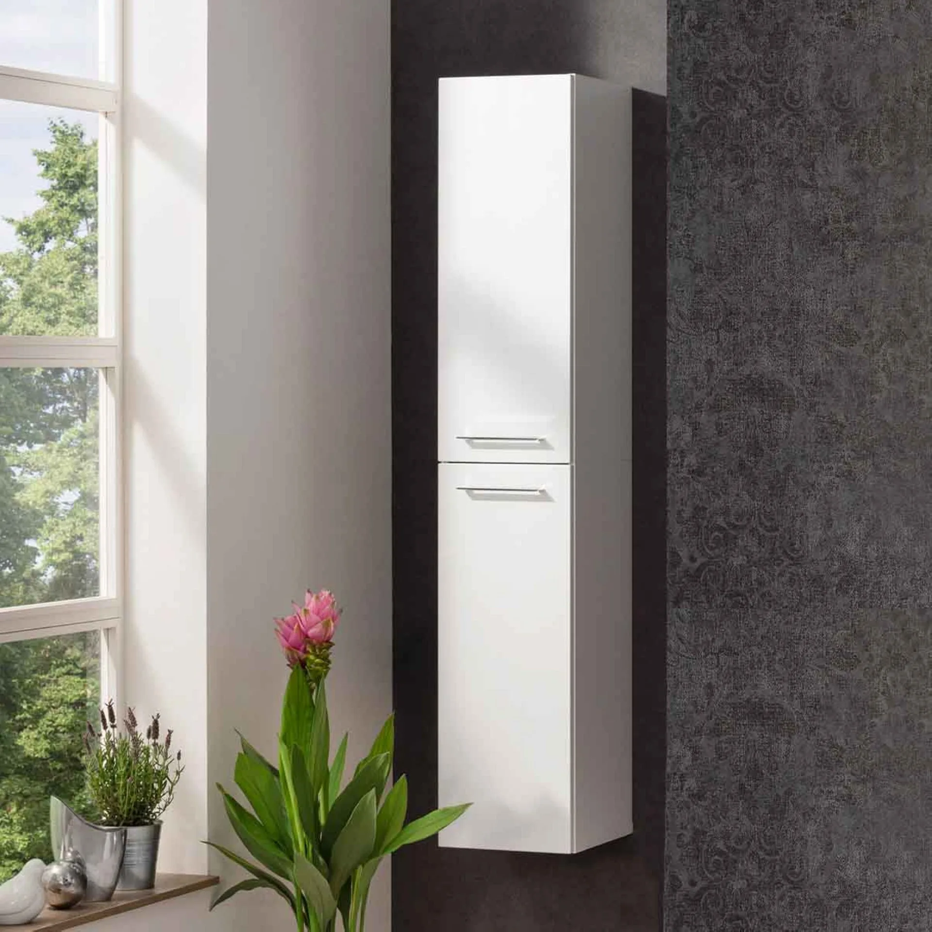 Fackelmann B.PERFEKT Hochschrank 30 cm breit, Weiß