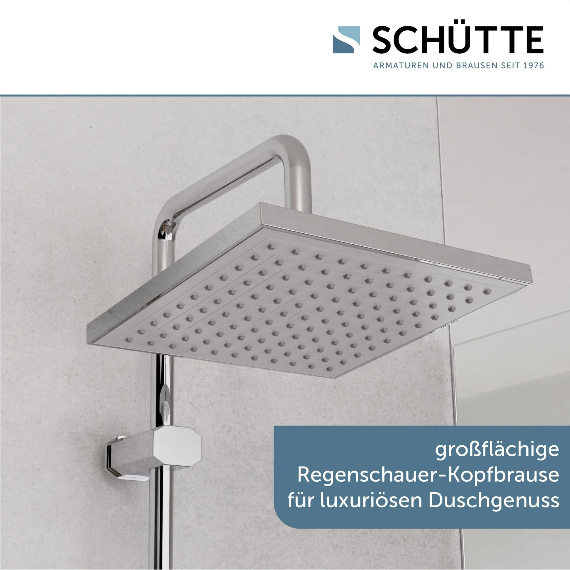 SCHÜTTE TOKYO Überkopf-Brauseset, Chrom