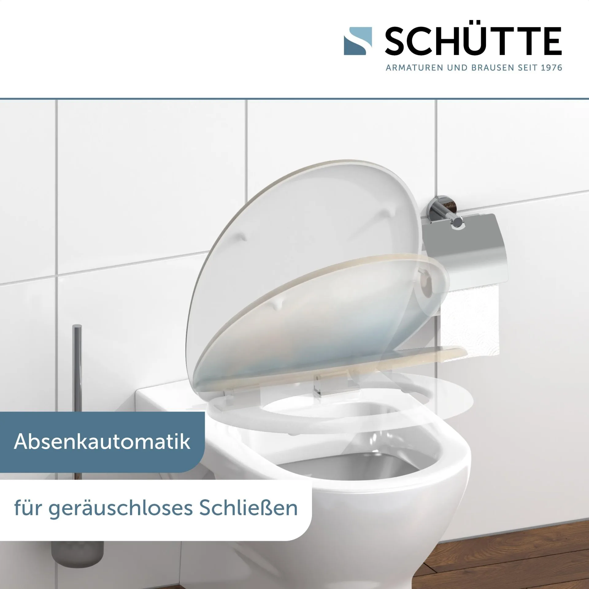 SCHÜTTE BEACH WC-Sitz, Kunststoff, mit Absenkautomatik