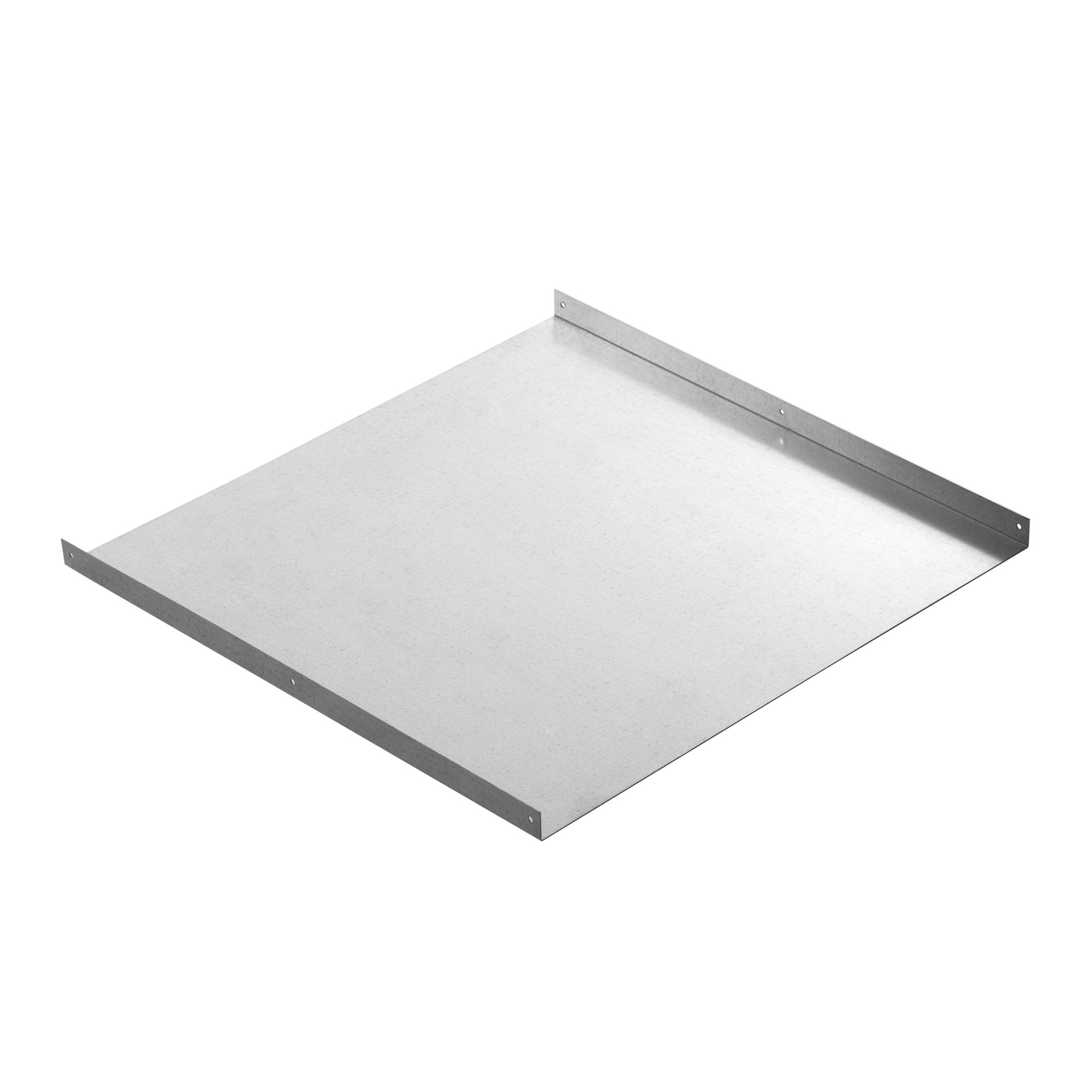 FACKELMANN Bodenblech für Waschmaschinenschrank 60 cm breit, Silber