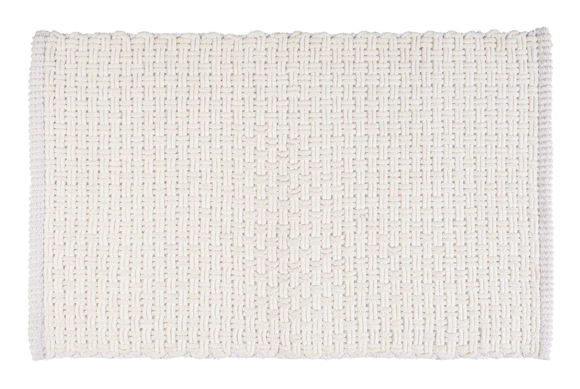 WENKO ECOLI Badteppich 50 x 80 cm, Weiß