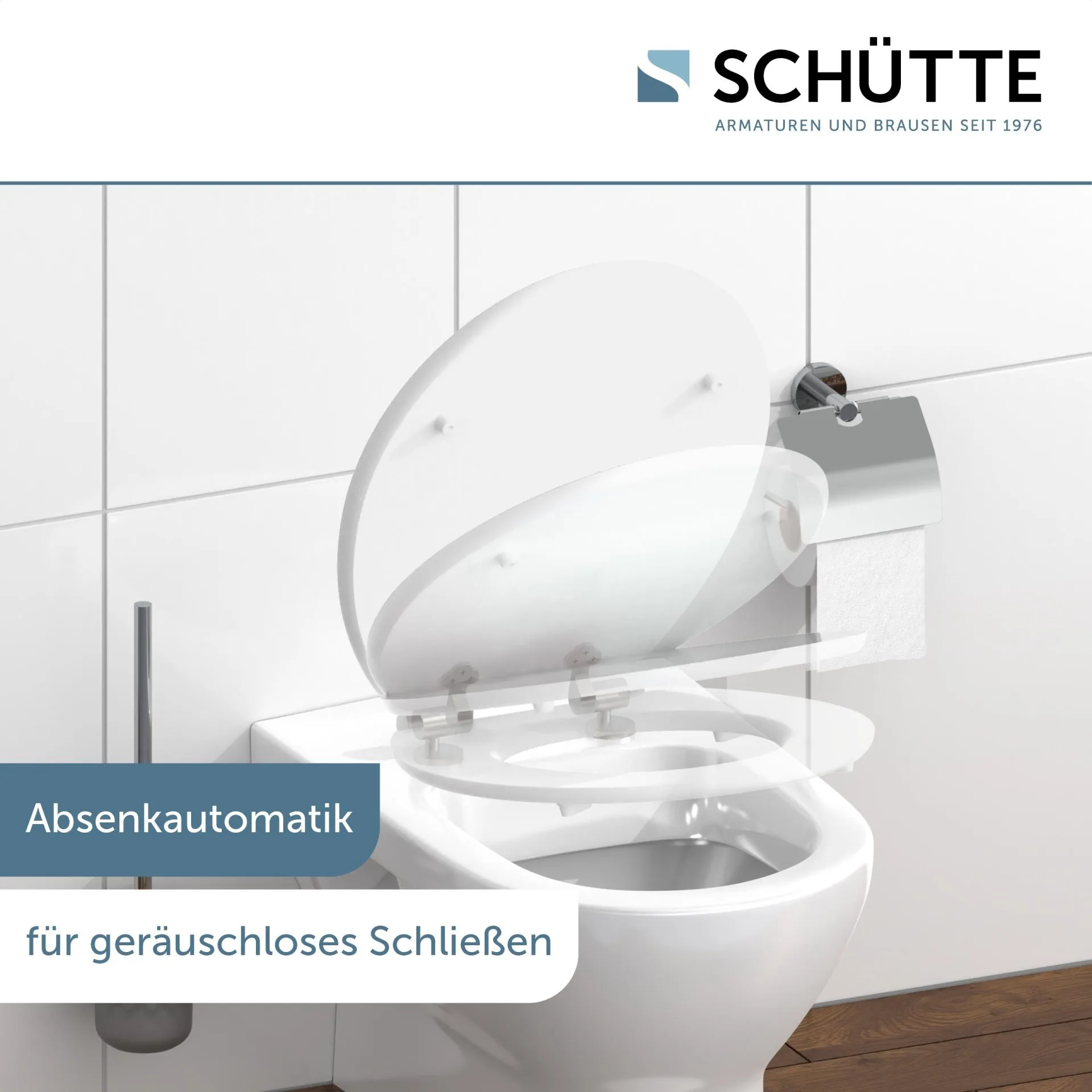 SCHÜTTE FLOWERS AND WOOD WC-Sitz, MDF HG, mit Absenkautomatik