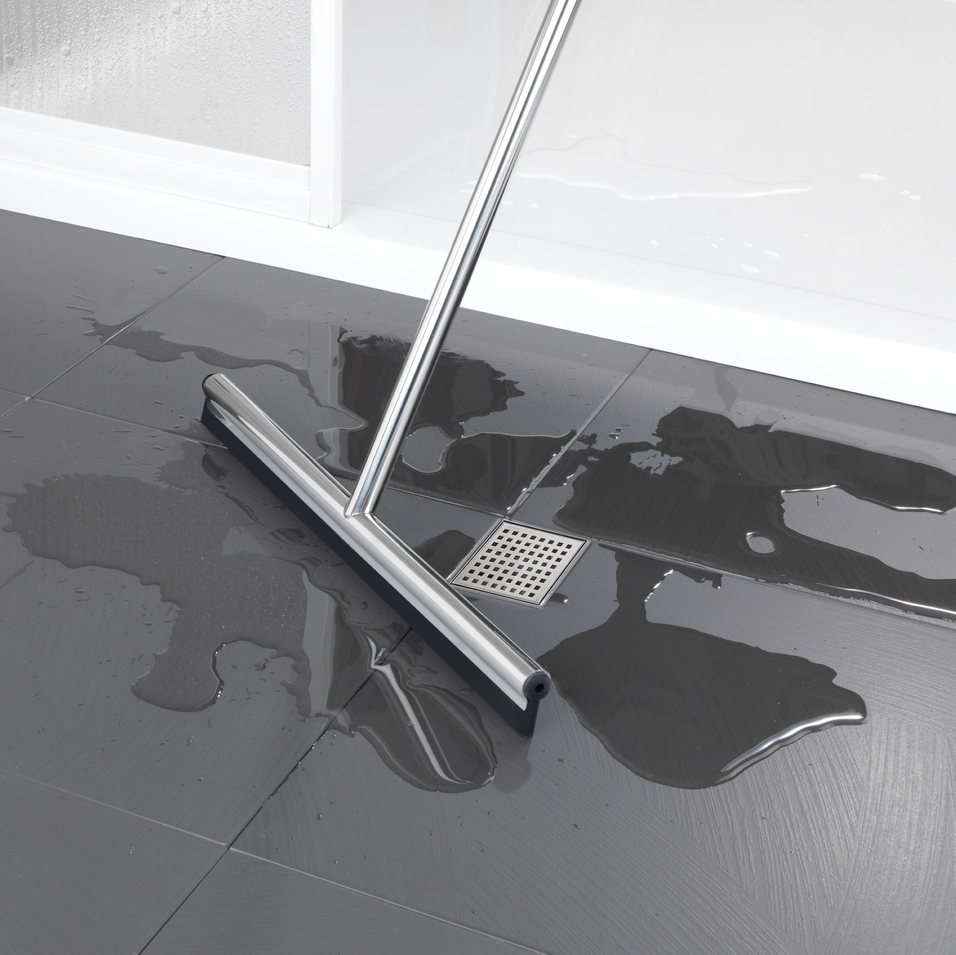 WENKO ROSOLE Boden- und Fensterwischer, Chrom