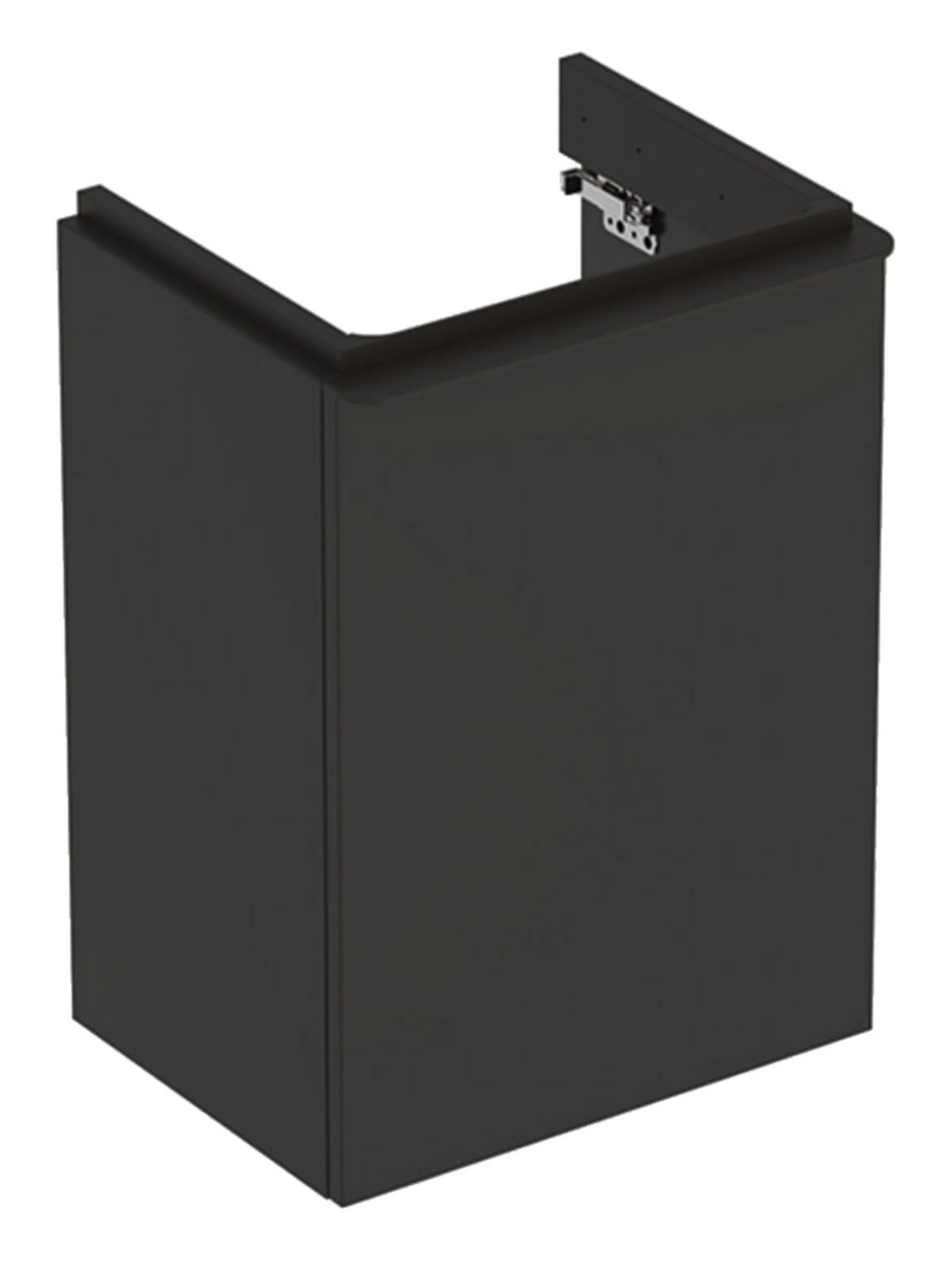 GEBERIT SMYLE SQUARE Waschbeckenunterschrank 44 cm breit, Anthrazit, Türanschlag rechts