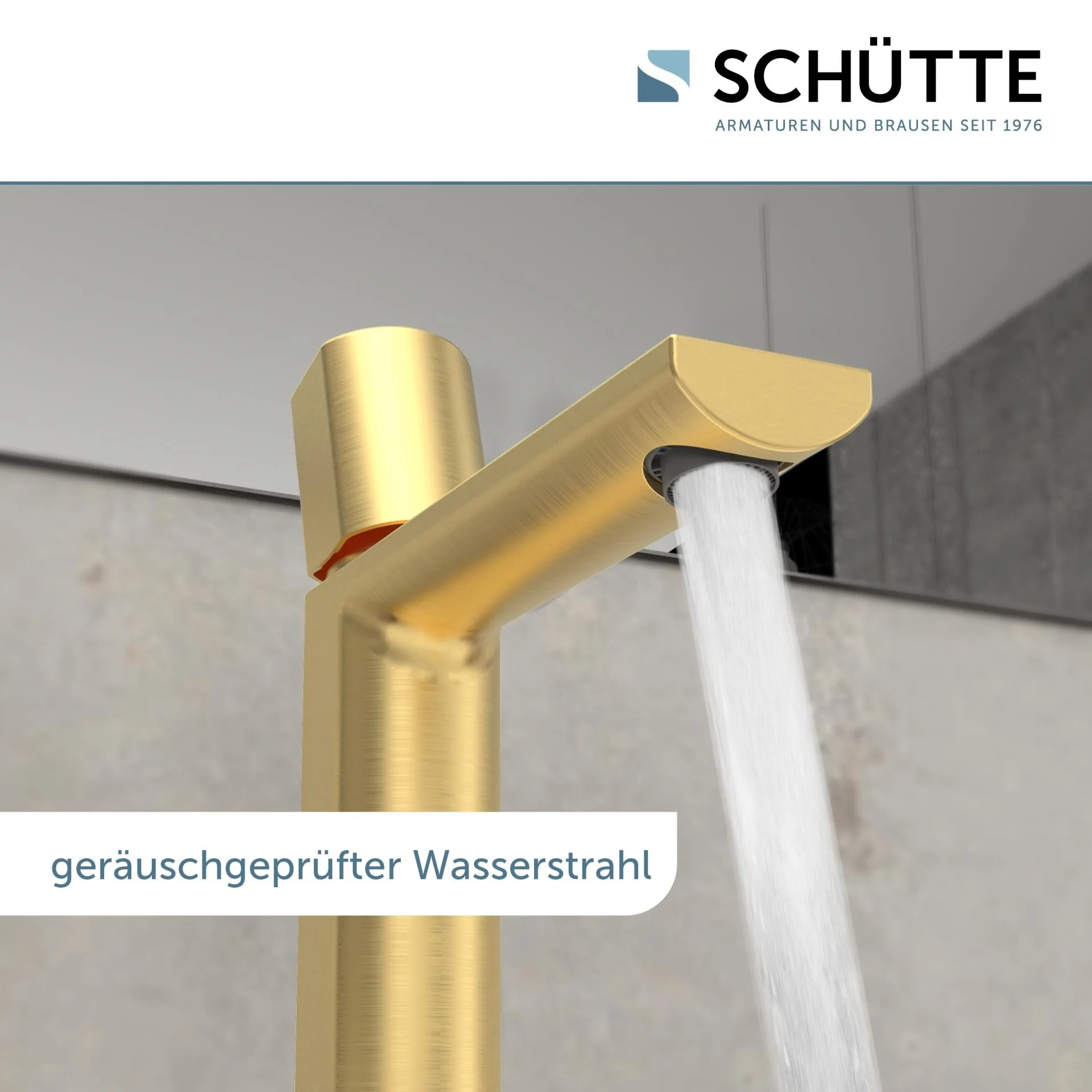 Schütte NEW YORK Waschtischarmatur, Gold matt