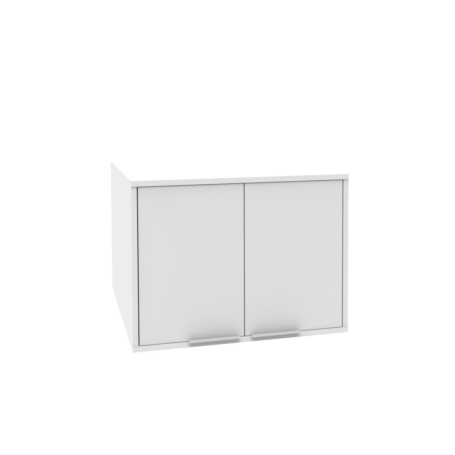 FACKELMANN Waschmaschinen Aufsatzschrank 65 cm breit, Weiß