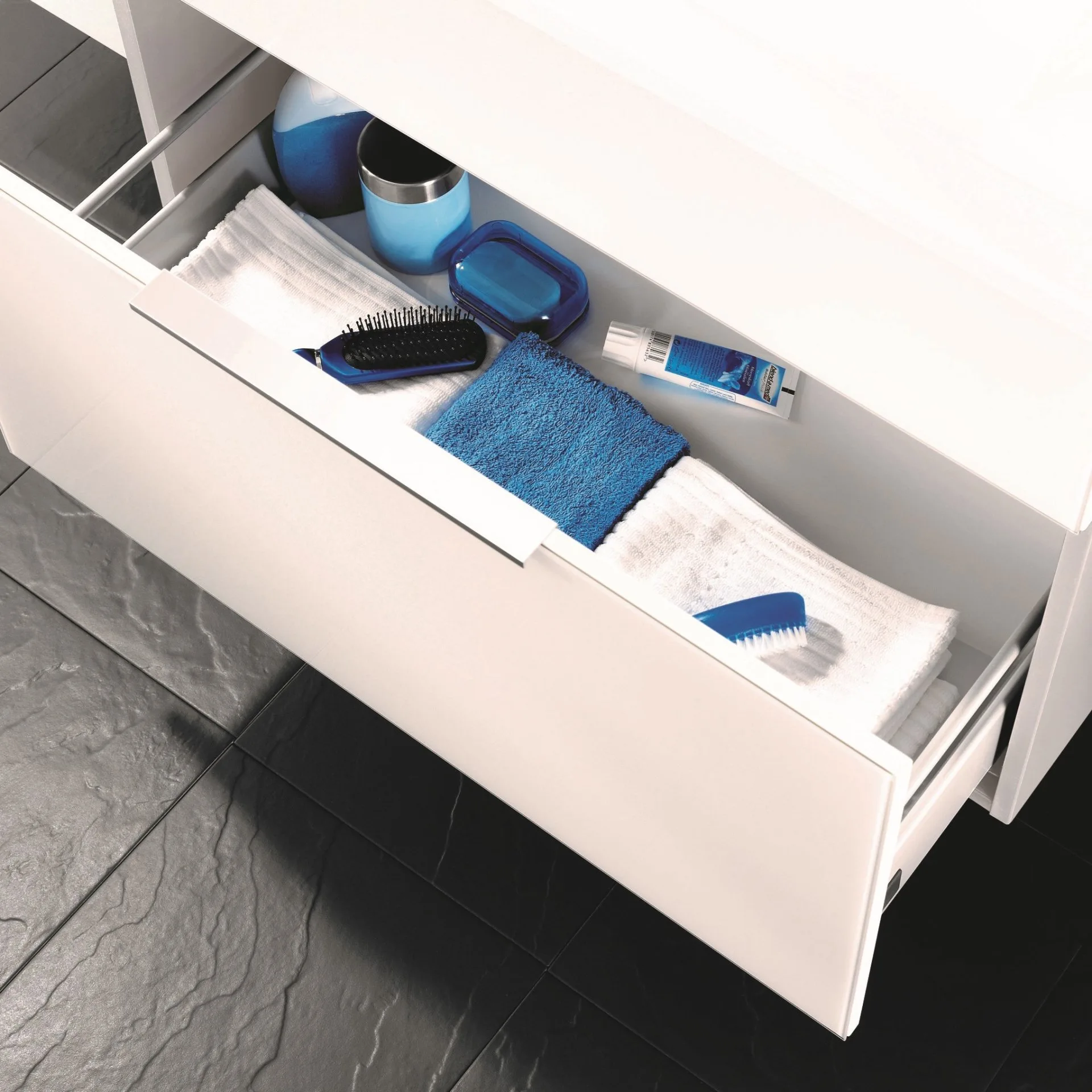 FACKELMANN KARA Waschtisch Set mit Spiegelschrank 80 cm breit, Weiß, Waschbecken Keramik Weiß, 1 Schublade