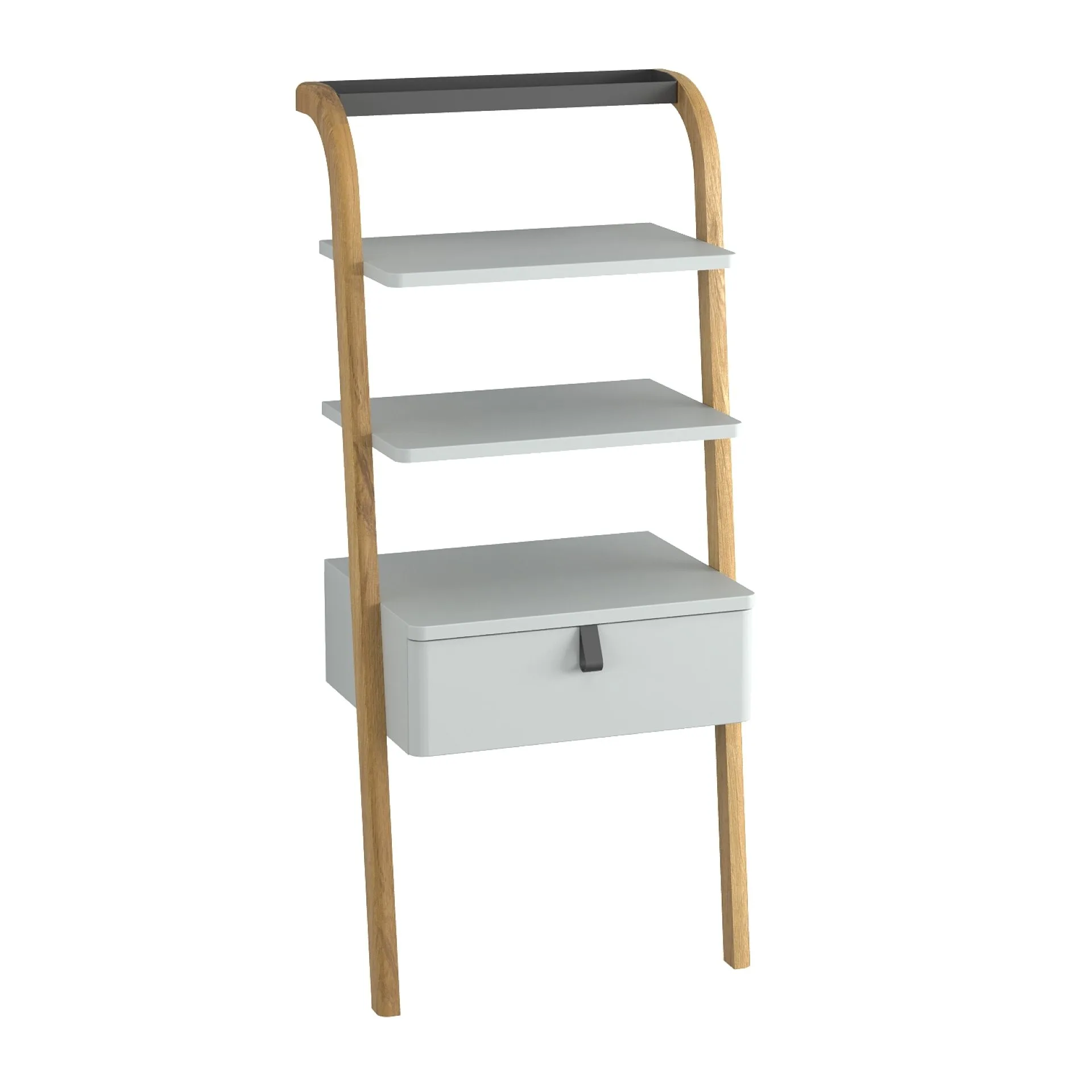 BADEDU PINA Badregal 56 cm breit, Grau