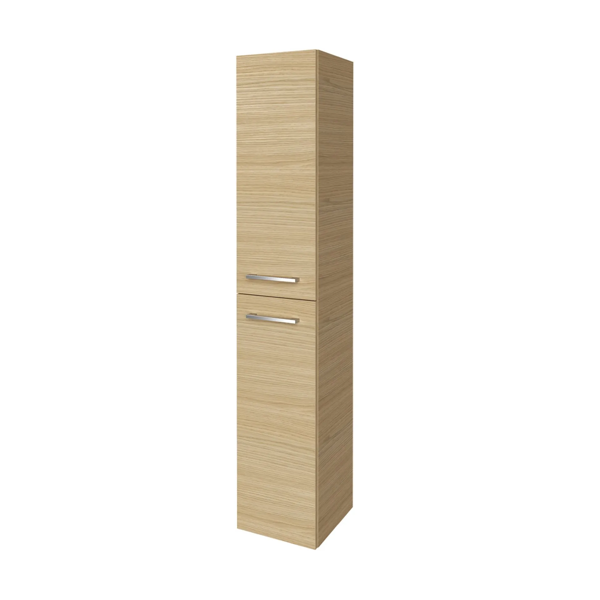 FACKELMANN B.STYLE Hochschrank 30 cm breit, Braun, Türanschlag links