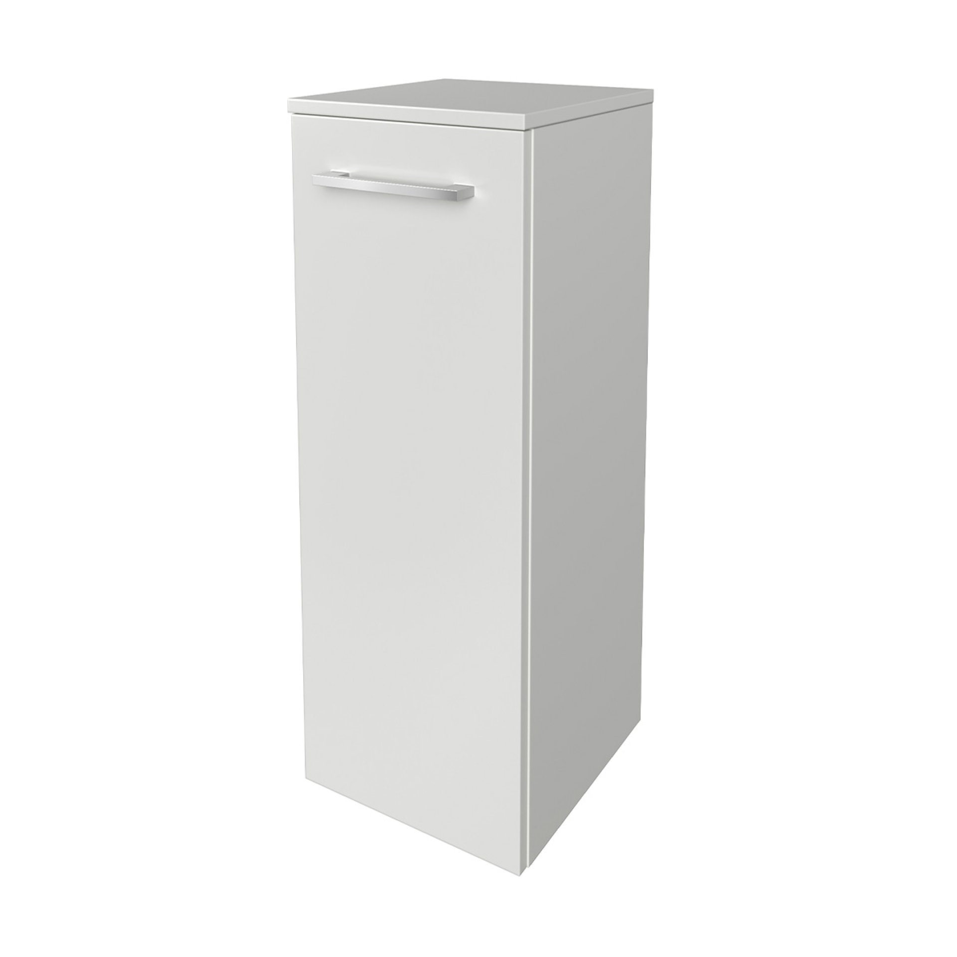 Fackelmann B.STYLE Midischrank rechts, 30 cm breit, Weiß