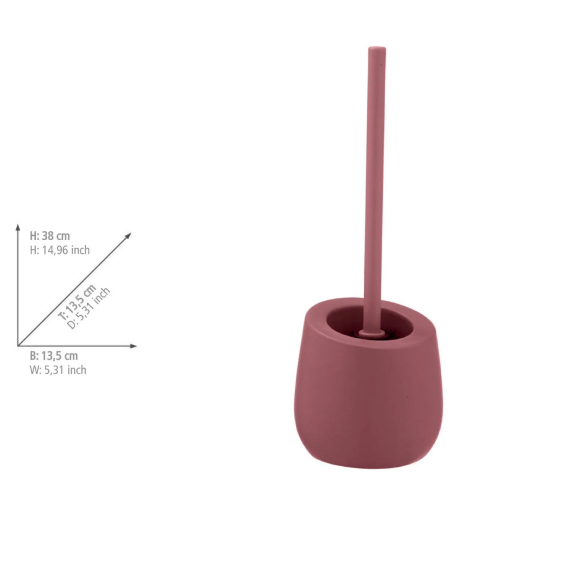 WENKO BADI WC-Garnitur, Rosa, Keramik