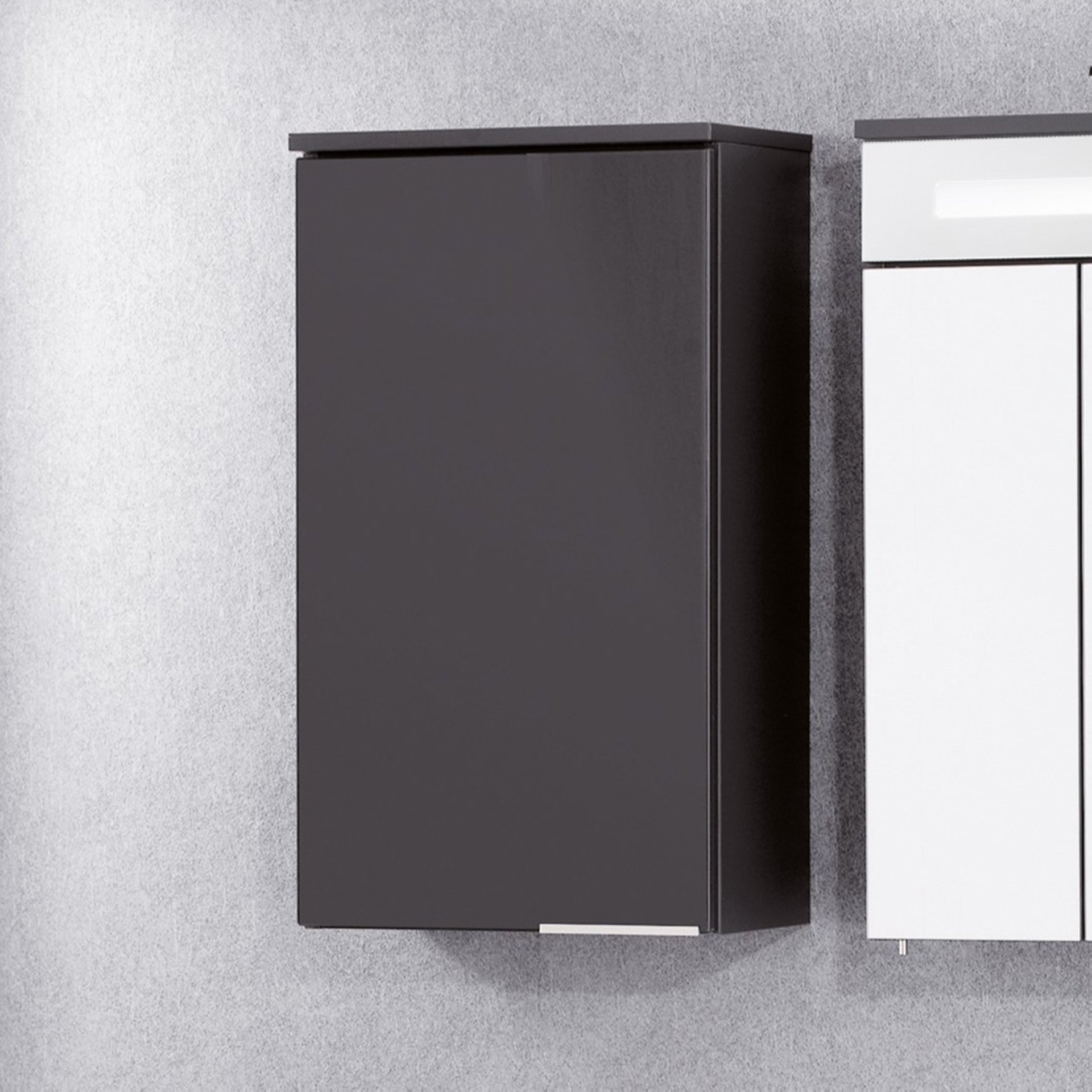 Fackelmann KARA Hängeschrank 40 cm, Anthrazit, rechts