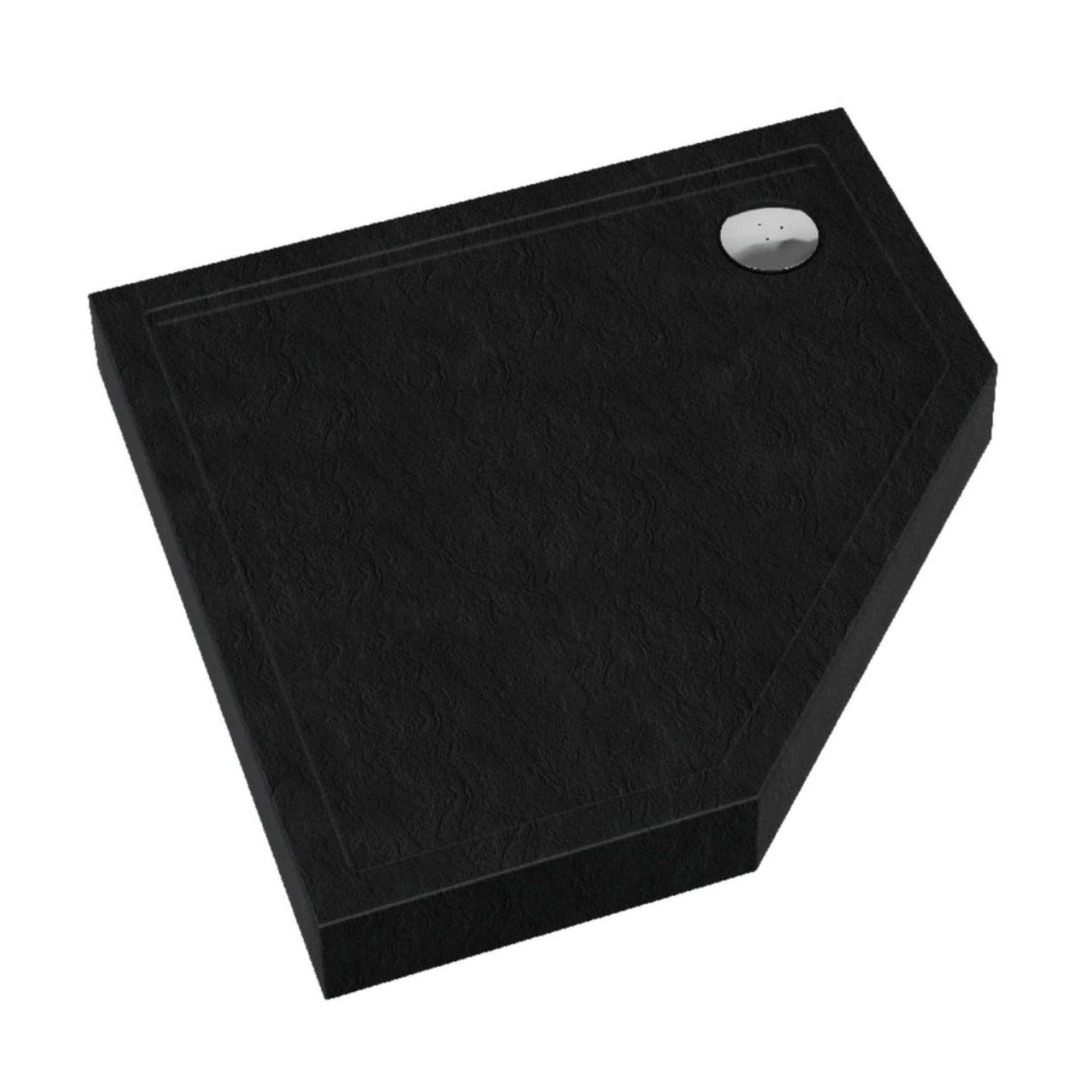 Aedler, Duschwanne Stabildense Alhena Black Scale 90x90x12