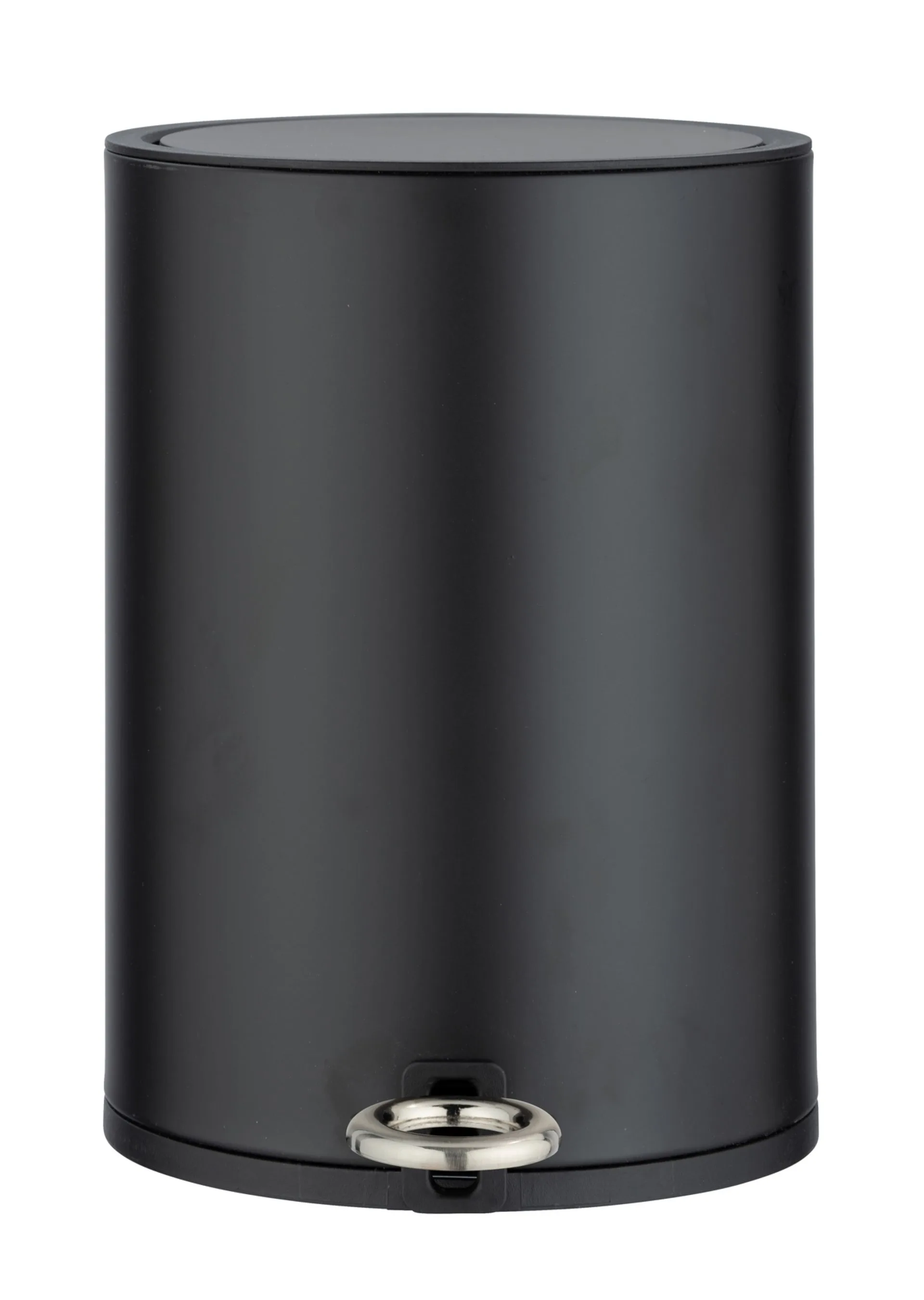 WENKO MONZA Kosmetikeimer 3 Liter, Schwarz matt, Easy Close