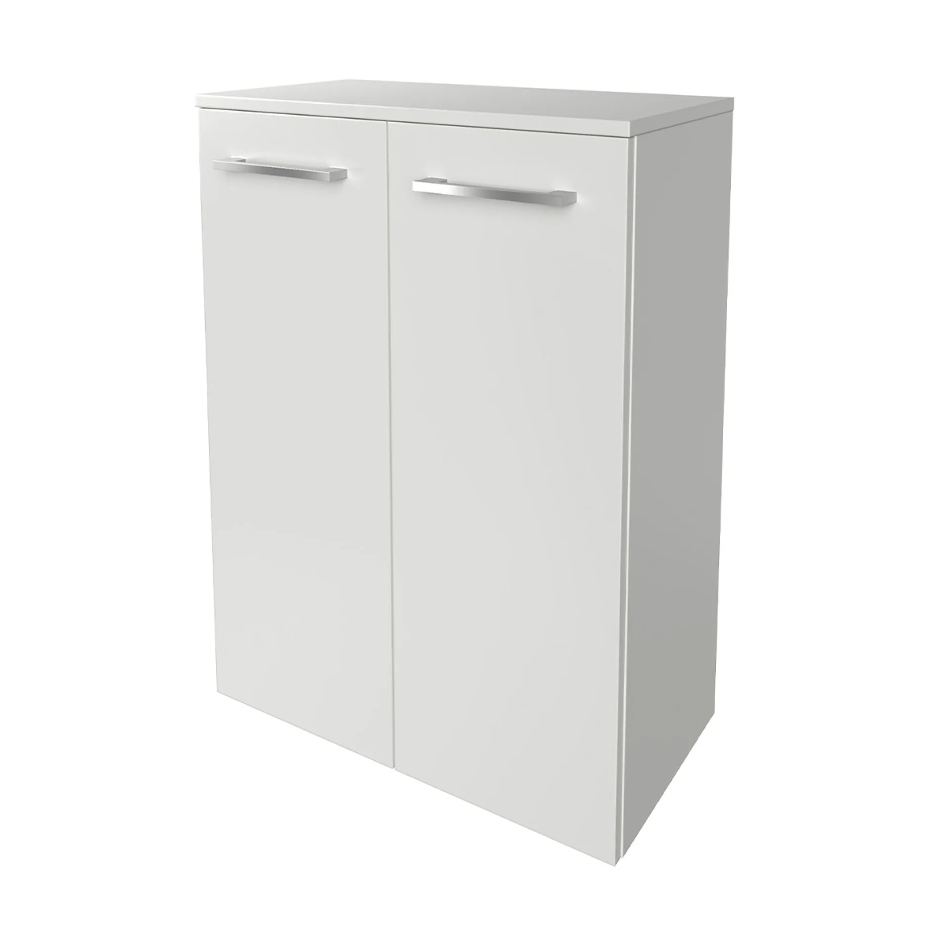 FACKELMANN B.STYLE Doppel Midischrank 60 cm breit, Weiß
