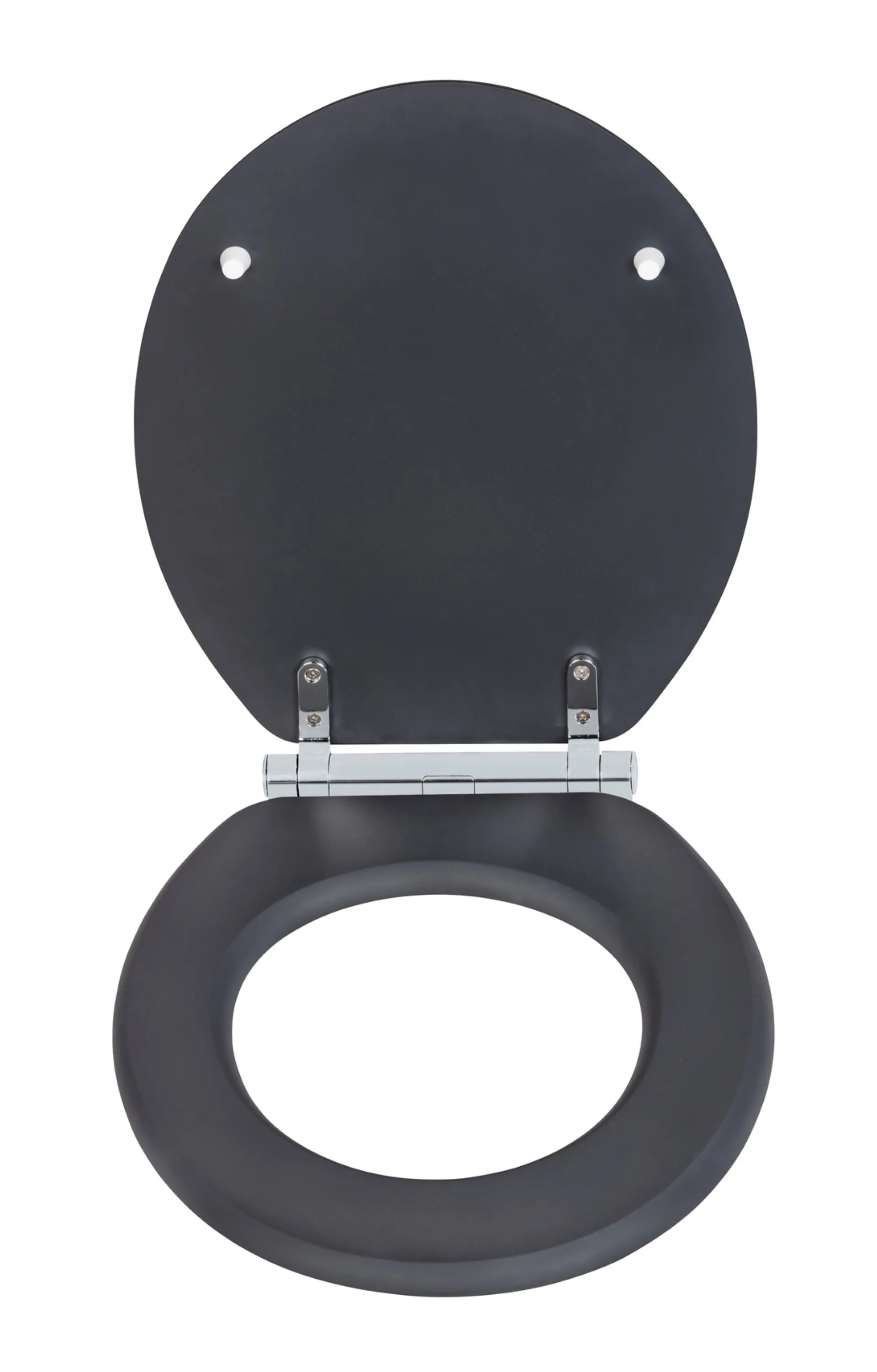 WENKO MORRA WC-Sitz, Grau, aus MDF