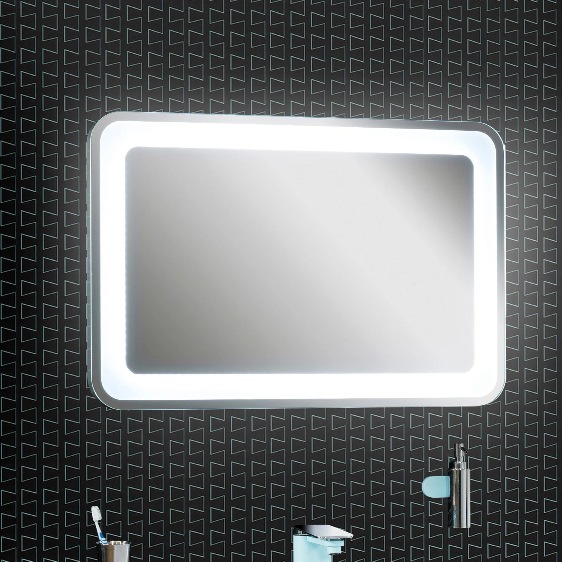 Lanzet M9 Spiegelelement 90 cm mit 3 Helligkeitsstufen