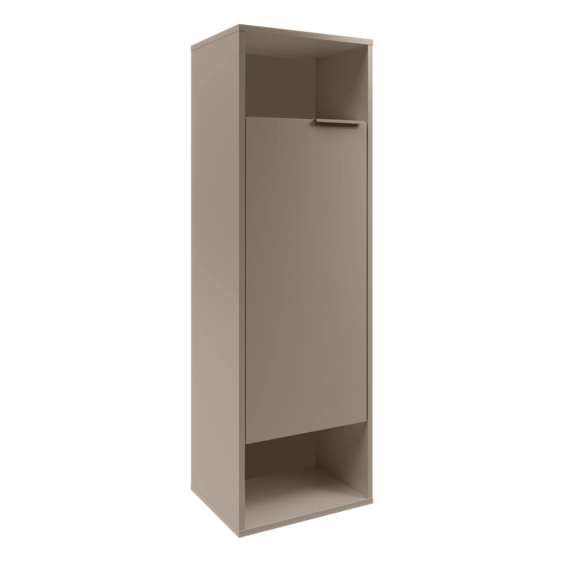 FACKELMANN B.PARIS Midischrank 40 cm breit, Grau, Türanschlag links