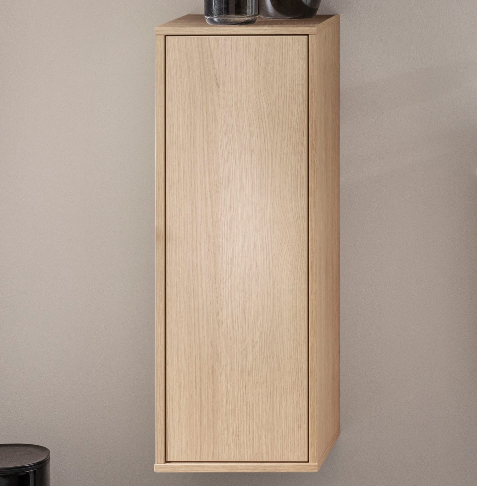 FACKELMANN COMPACT LINE Midischrank 30 cm breit, Braun hell