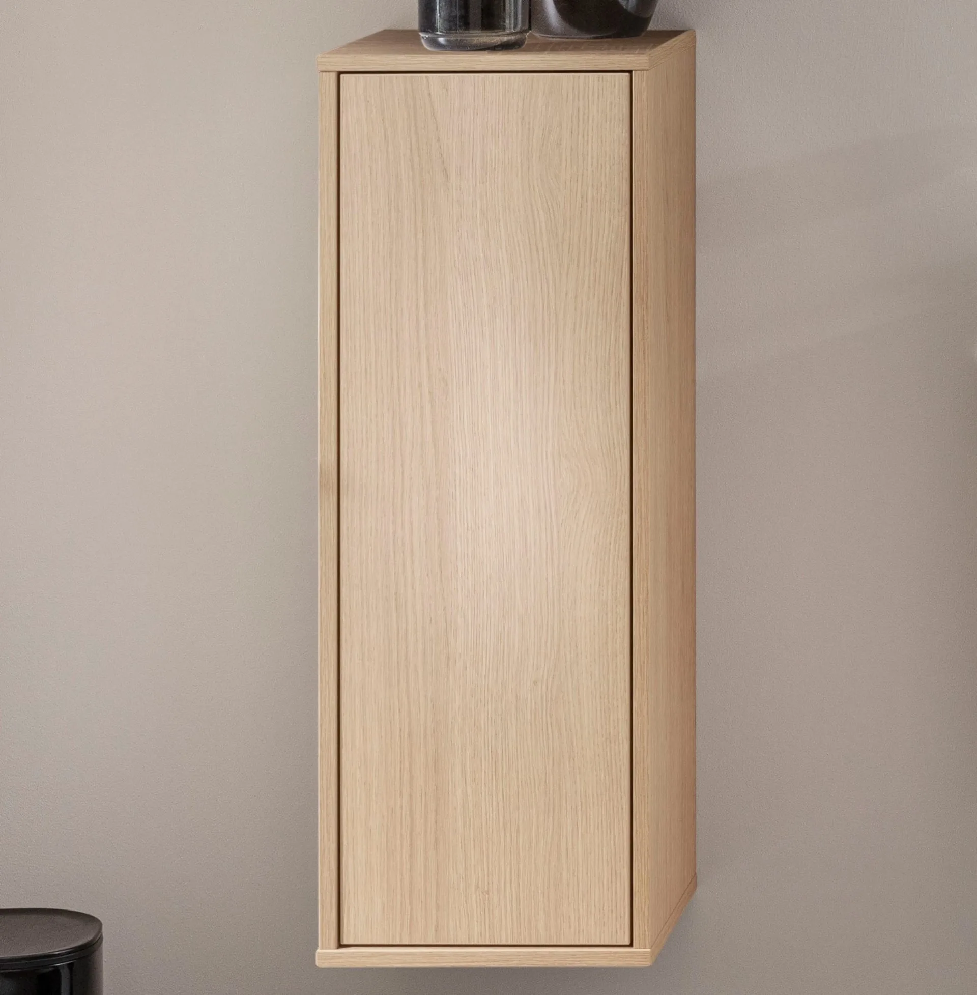 FACKELMANN COMPACT LINE Midischrank 30 cm breit, Braun hell