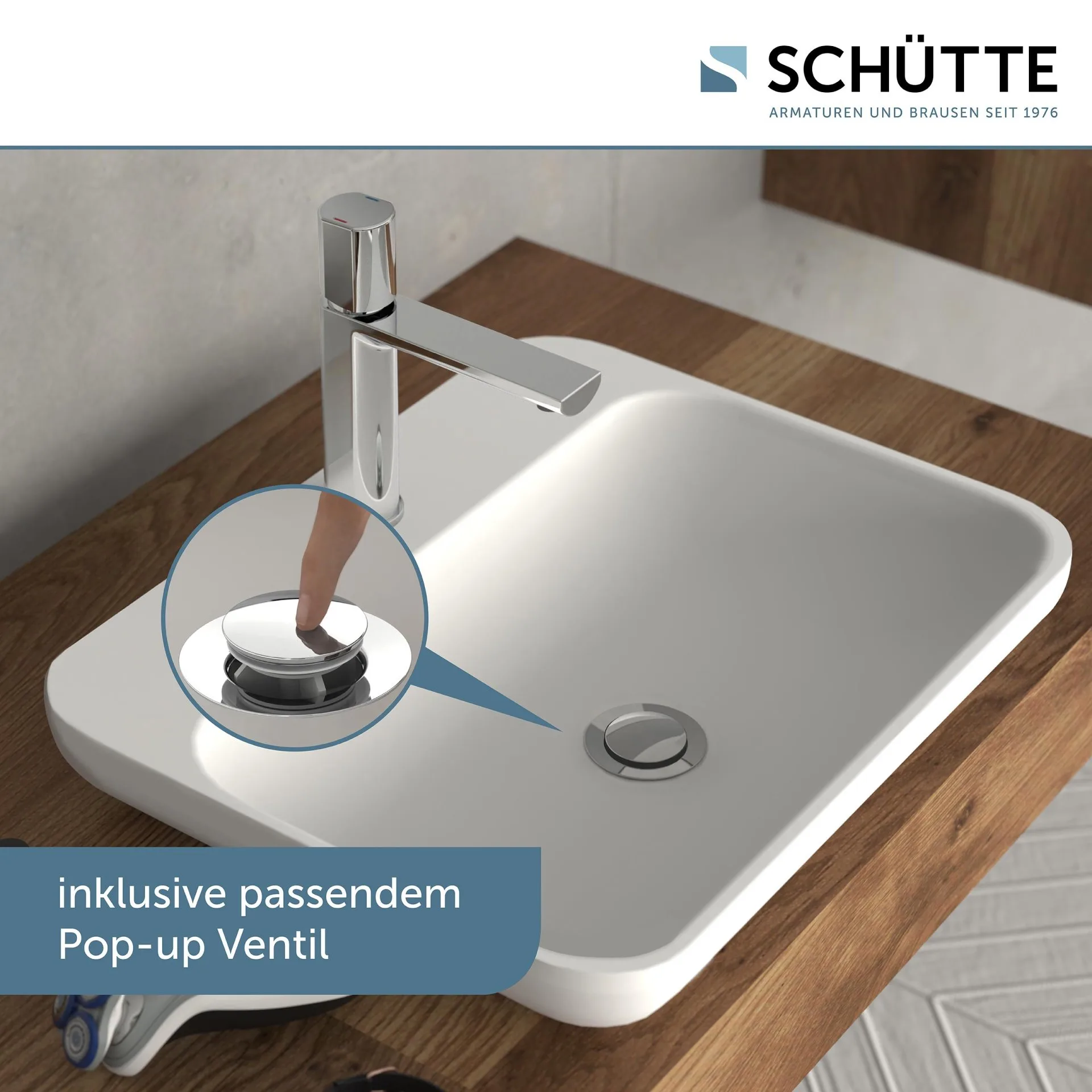 Schütte NEW YORK Waschtischarmatur, Chrom