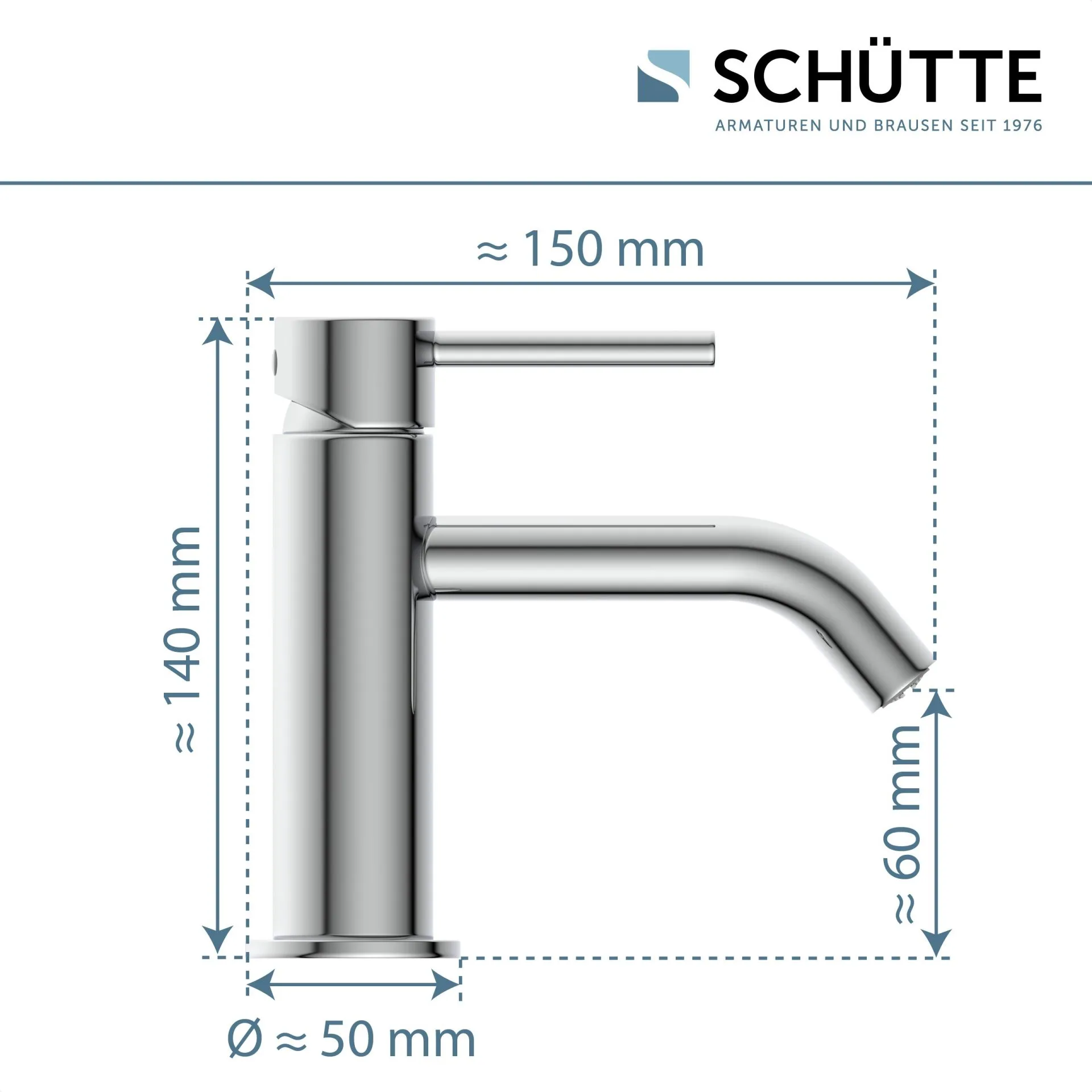 SCHÜTTE ARAGON Standventil, Chrom