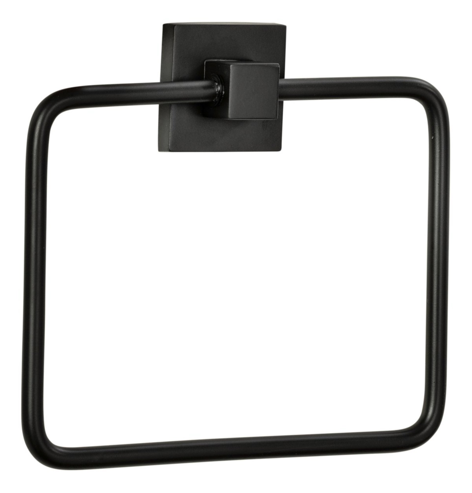 Fackelmann NEW YORK Handtuchring beweglich, Schwarz matt