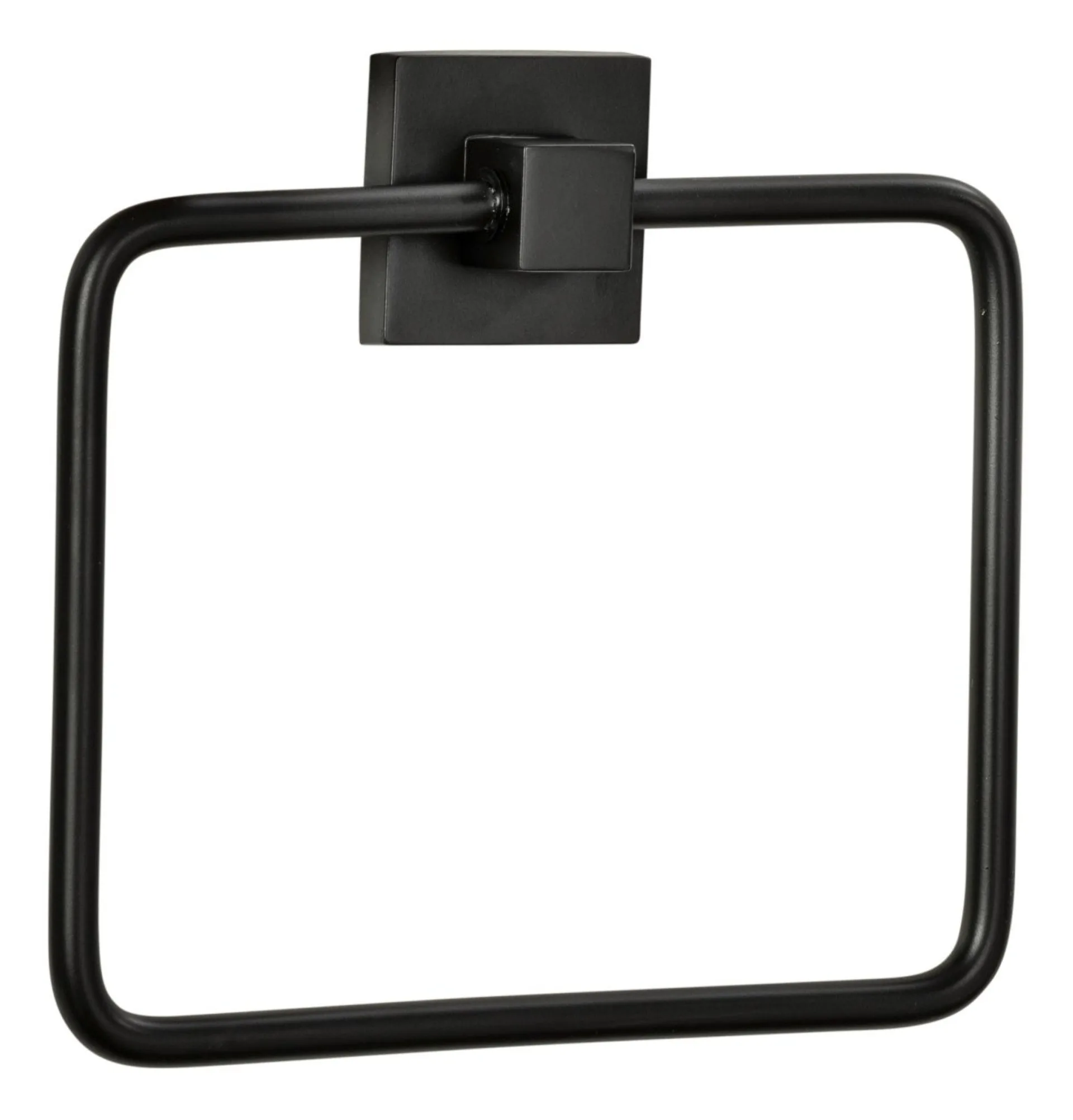 FACKELMANN NEW YORK Handtuchhalter, Schwarz matt