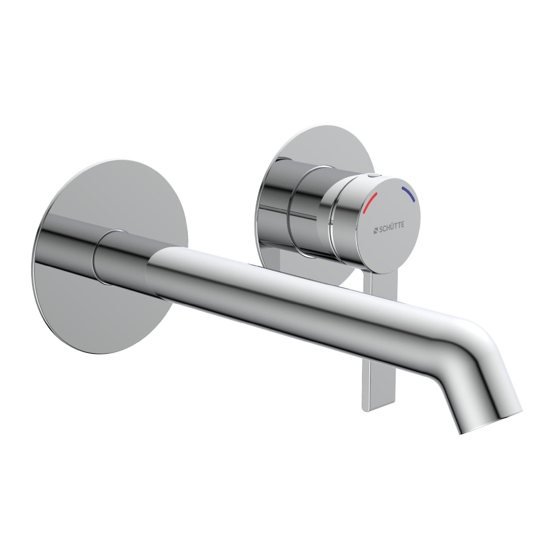 SCHÜTTE LOS ANGELES Waschtischarmatur, Chrom, für Wandmontage