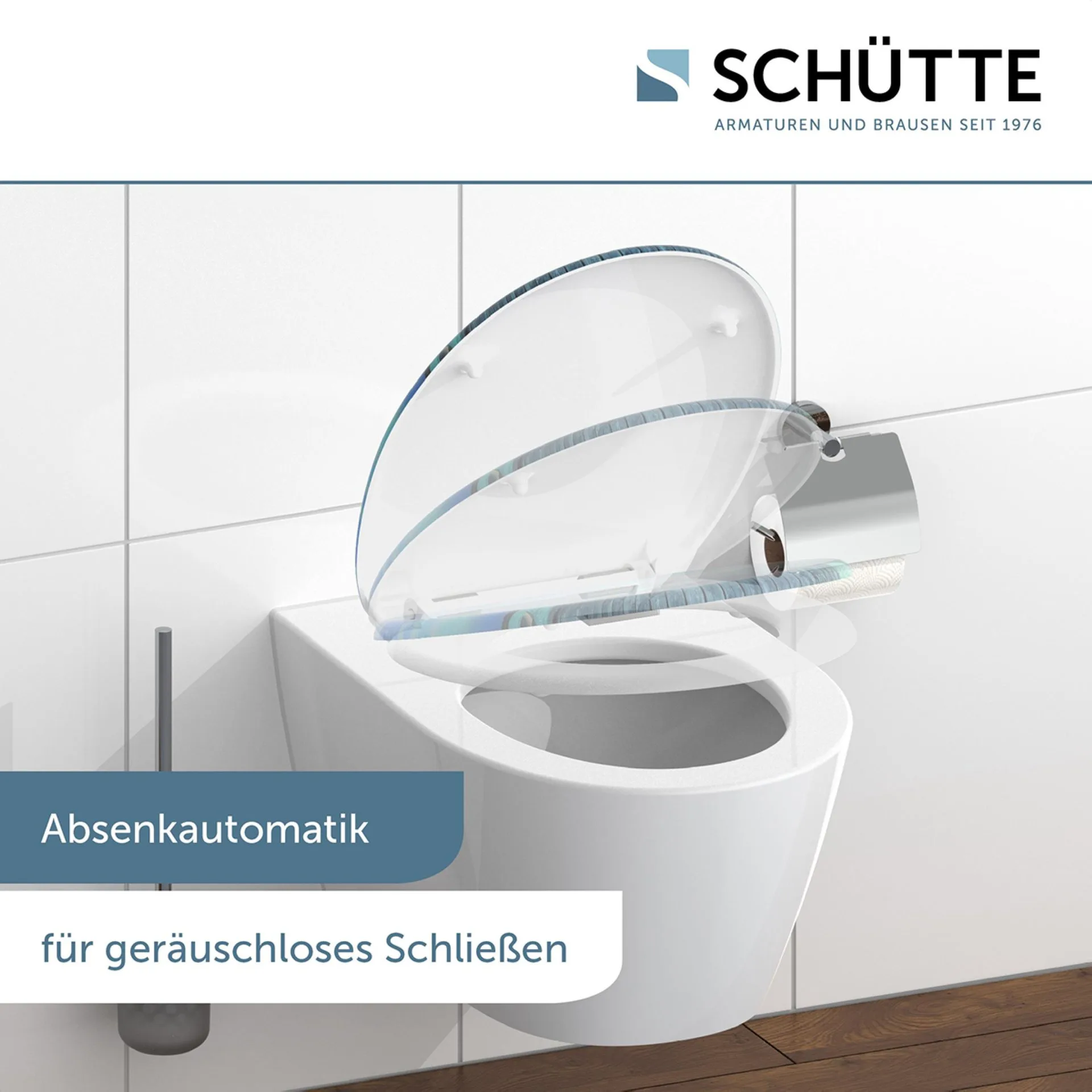 Schütte LIGHTHOUSE WC-Sitz, mit Absenkautomatik, Duroplast