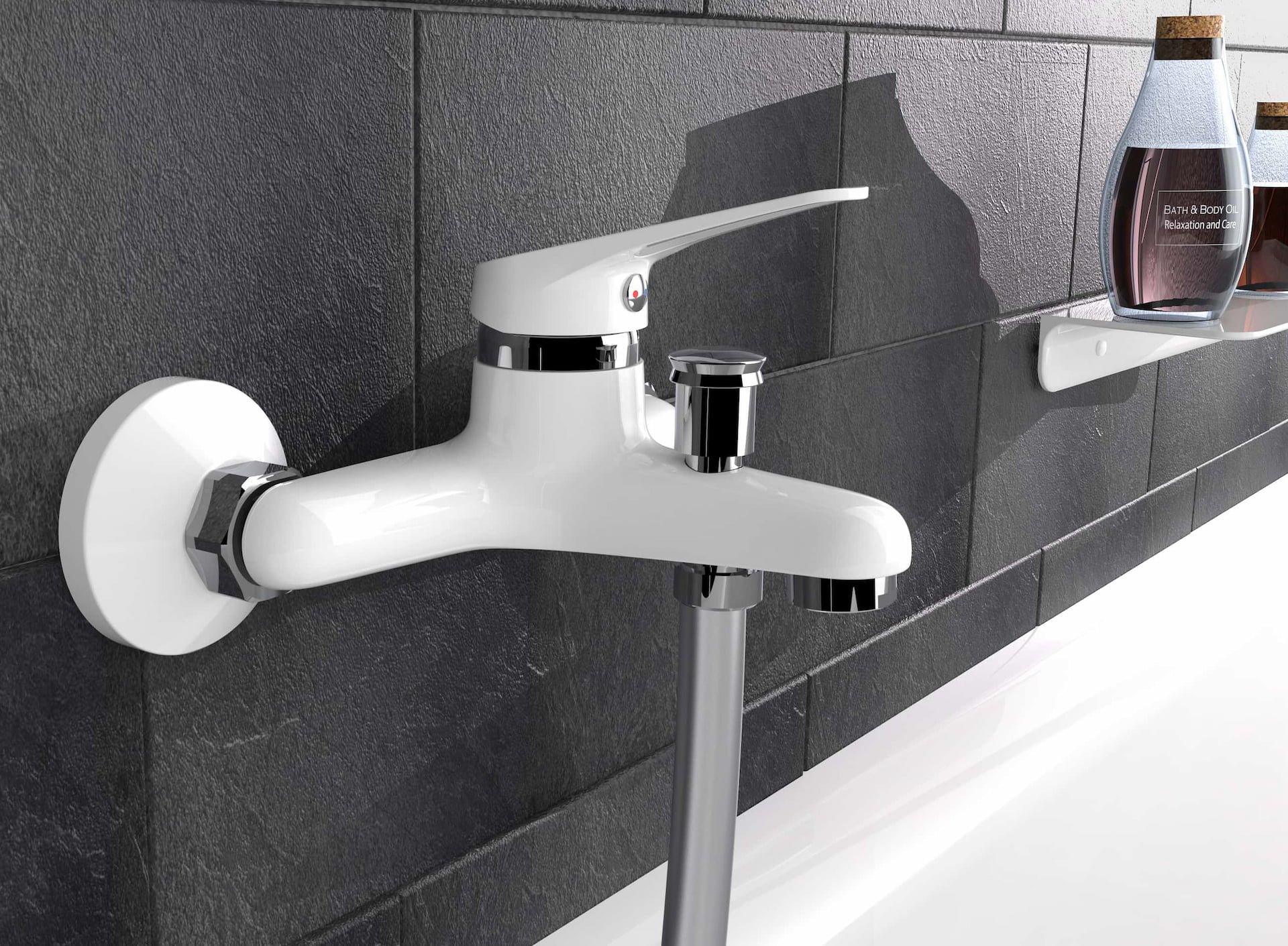 EISL SPEED Wannenfüllarmatur, Weiß