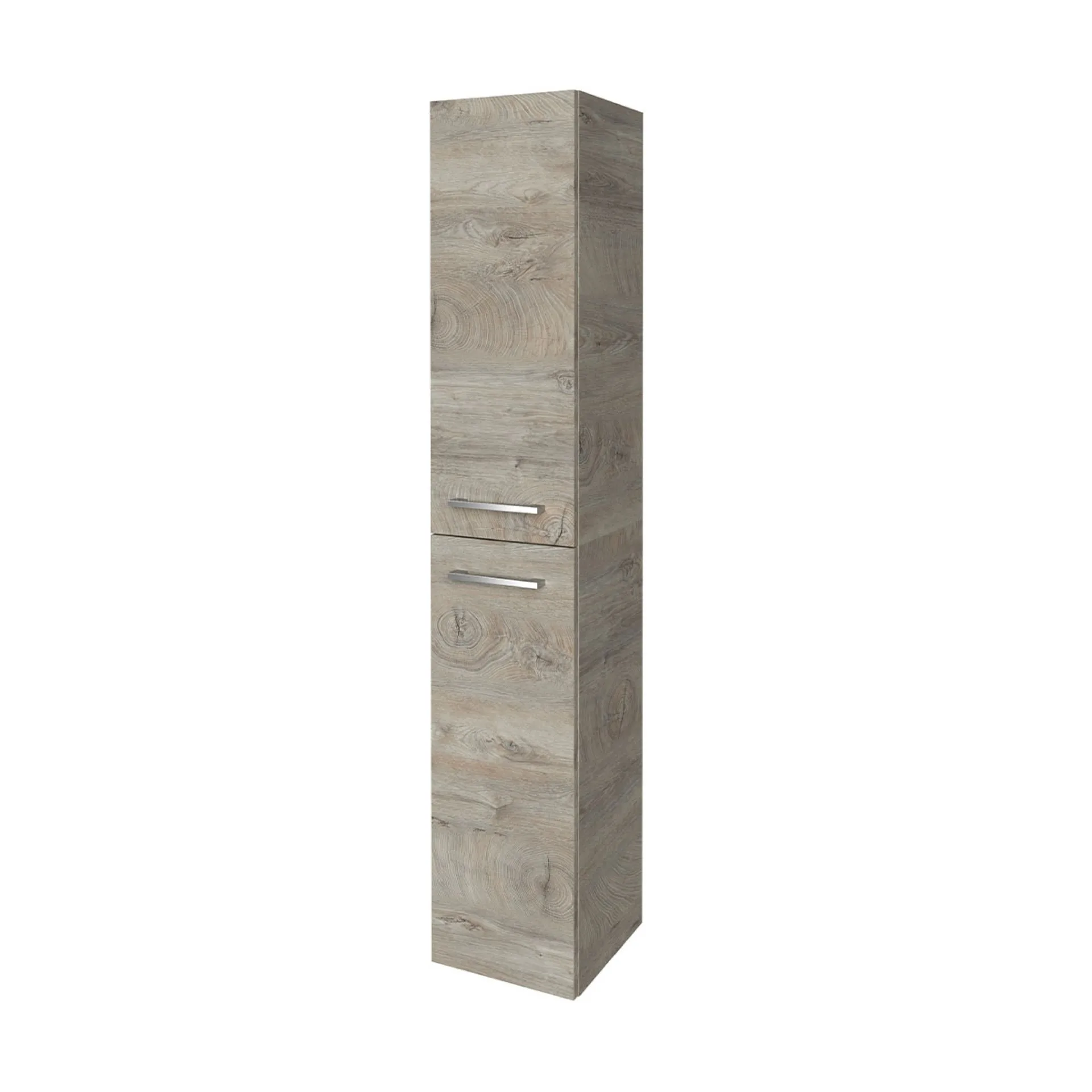 FACKELMANN B.STYLE Hochschrank 30 cm breit, Braun hell, Türanschlag rechts