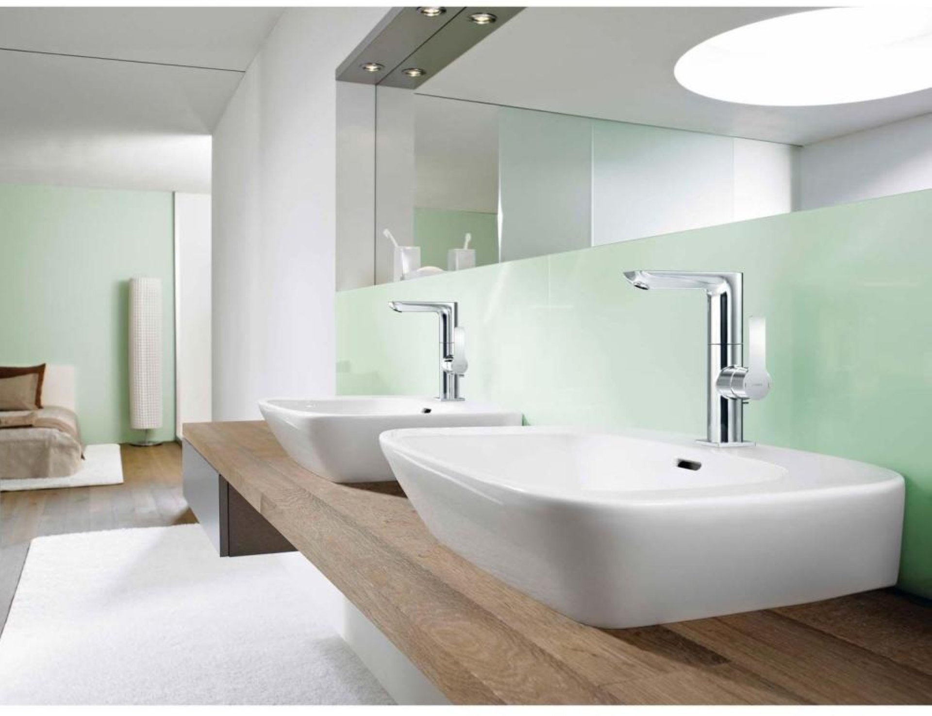 Hansa WT-Wand-EHM HANSAMIX S-Anschlüsse, Ausladung 160mm, chrom