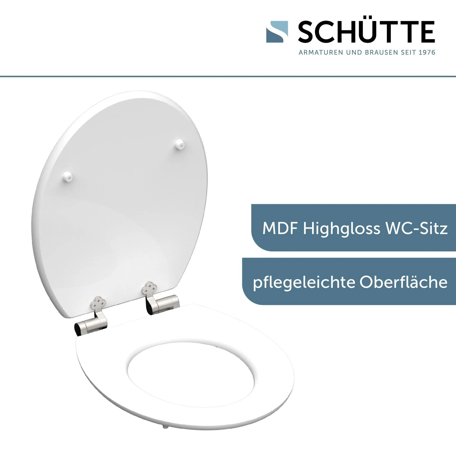 SCHÜTTE FLOWERS AND WOOD WC-Sitz, MDF HG, mit Absenkautomatik